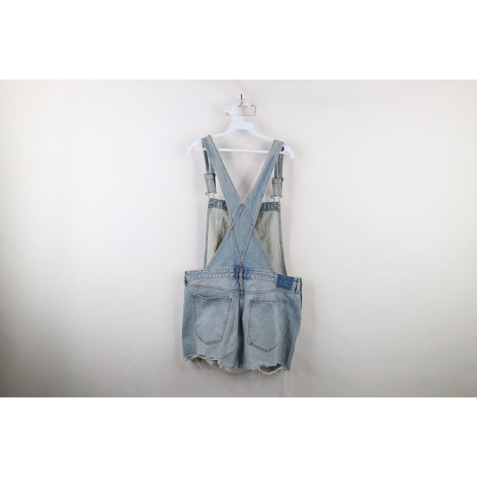 Abercrombie & Fitch × Vintage Deadstock Y2K Abercrombie & Fitch Denim Overalls Dress Size XL / US 12-14 / IT 48-50 - 16 Thumbnail