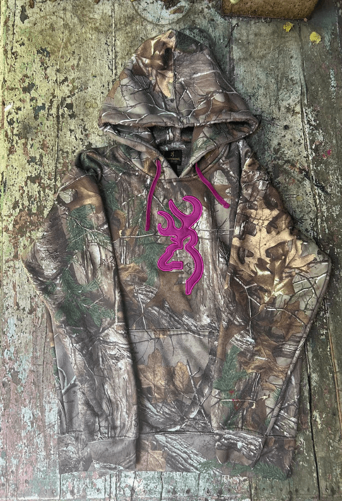 Other Real Tree Camo Browning Hoodie Pink Accents Size US M / EU 48-50 / 2 - 1 Thumbnail