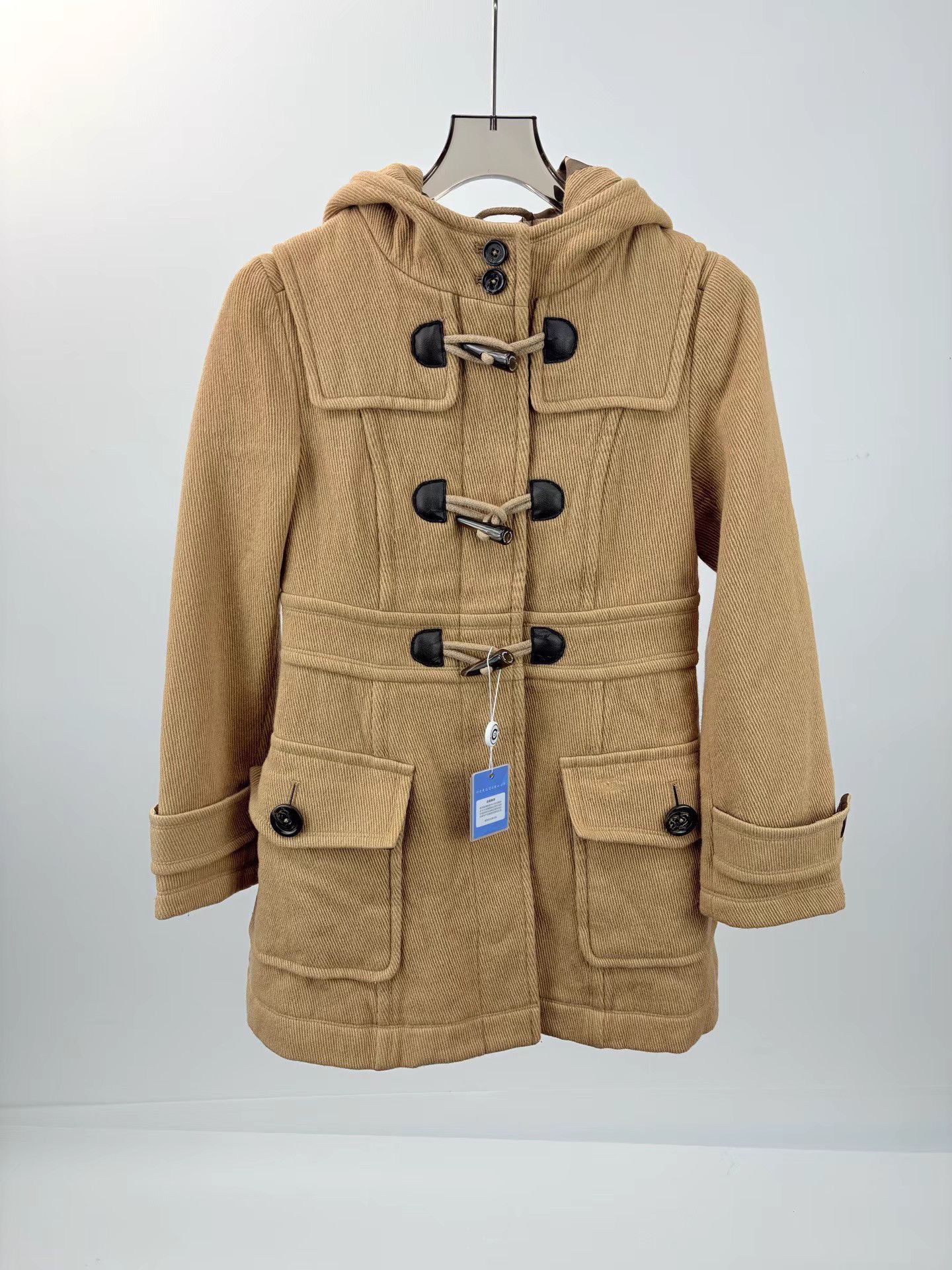 Burberry BURBERRY Toggle Hooded Coat K1 Size XS / US 0-2 / IT 36-38 - 1 Thumbnail