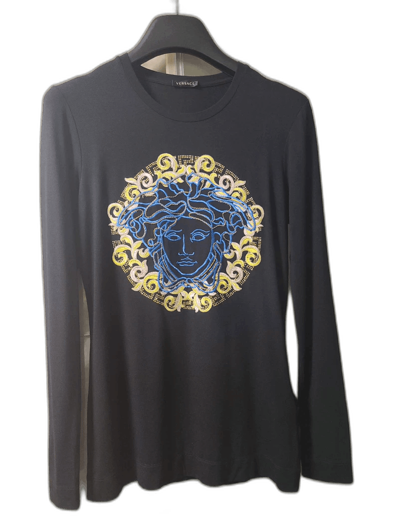 Versace Versace Classic Medusa Logo T-shirt - dmc Size M / US 6-8 / IT 42-44 - 1 Thumbnail