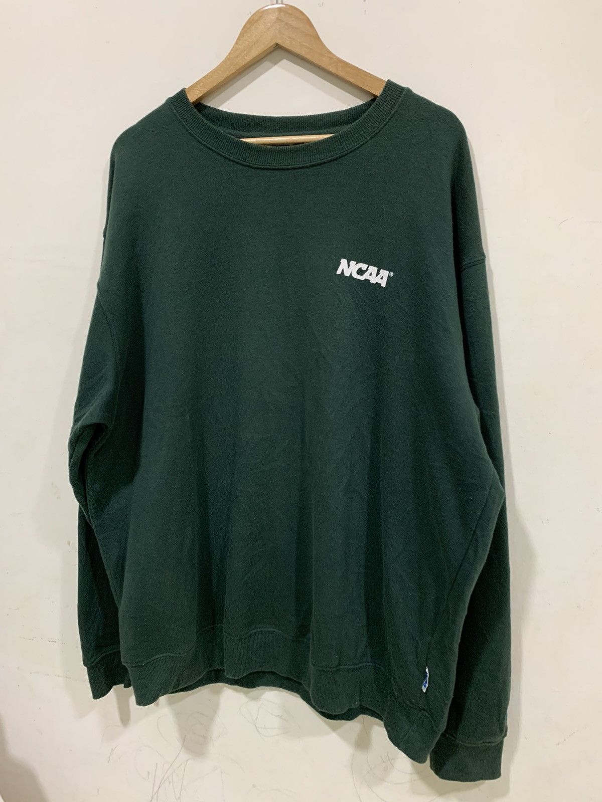 NCAA Vintage NCAA Green Sweatshirt Big Size Size US XXL / EU 58 / 5 - 2 Thumbnail