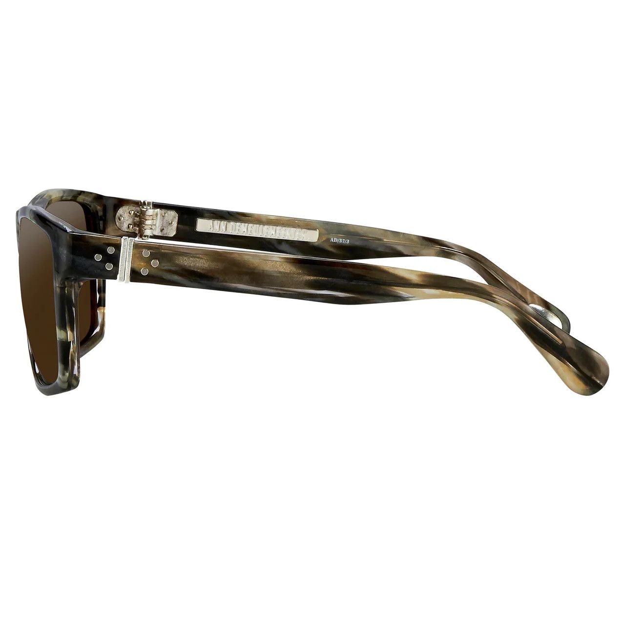 Ann Demeulemeester Ann Demeulemeester Sunglasses Angular Brown and Green Size ONE SIZE - 12 Thumbnail
