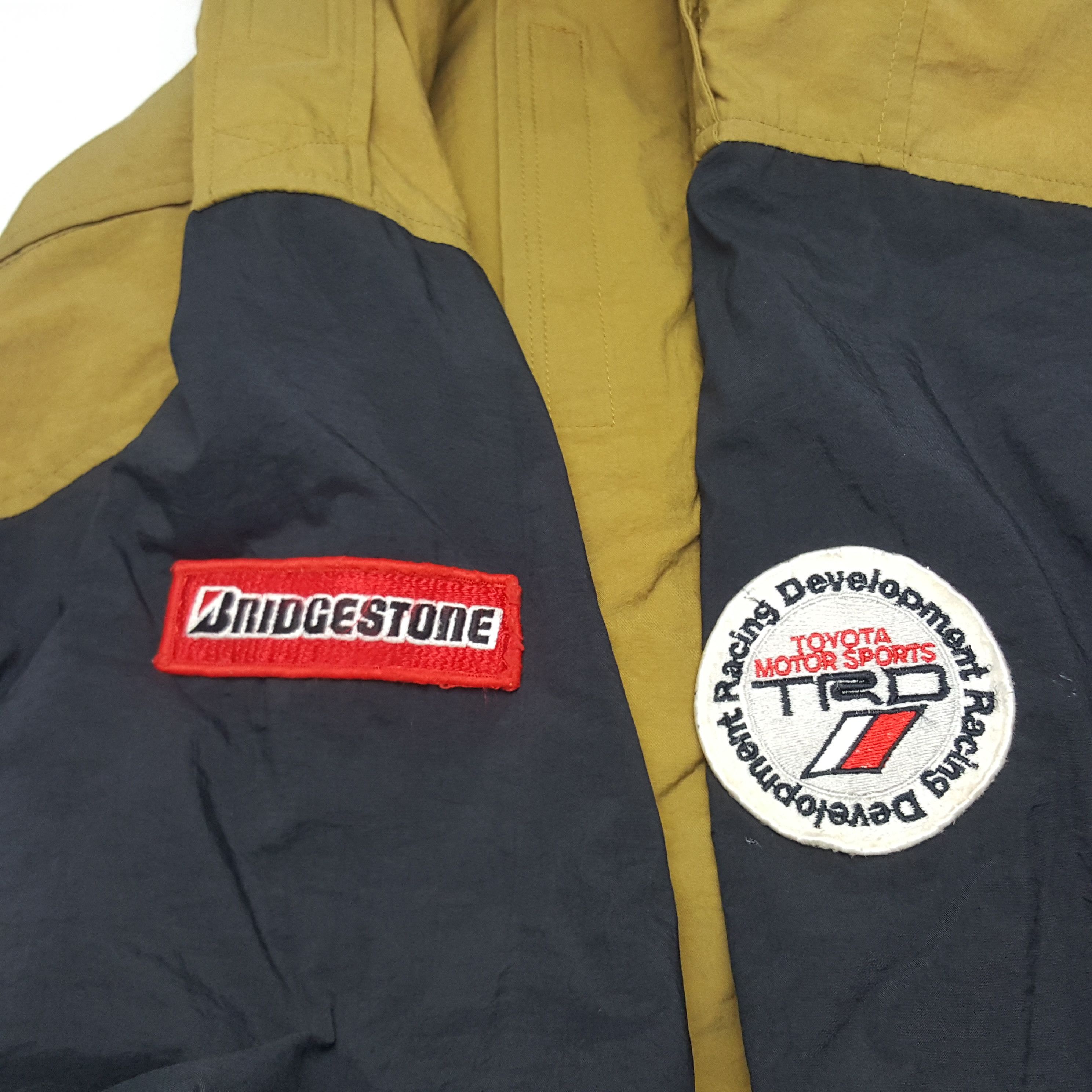 Japanese Brand × Vintage Vintage Toyota Tecno Custom Patch Style Bomber Jacket Size US L / EU 52-54 / 3 - 8 Thumbnail
