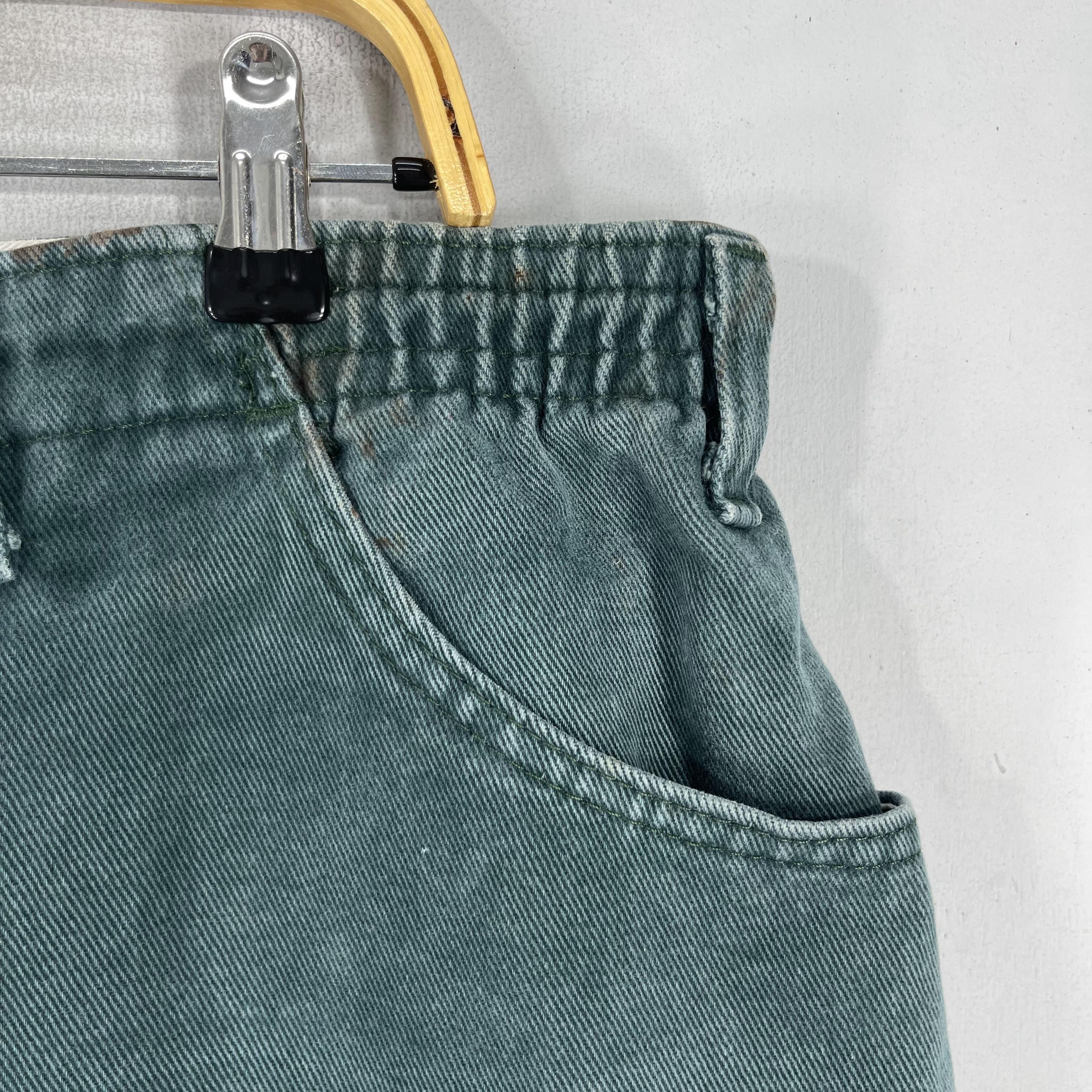 Lee × Vintage Size 37 Vintage Distressed Lee High Waisted Petite Jeans Size 37" - 4 Thumbnail