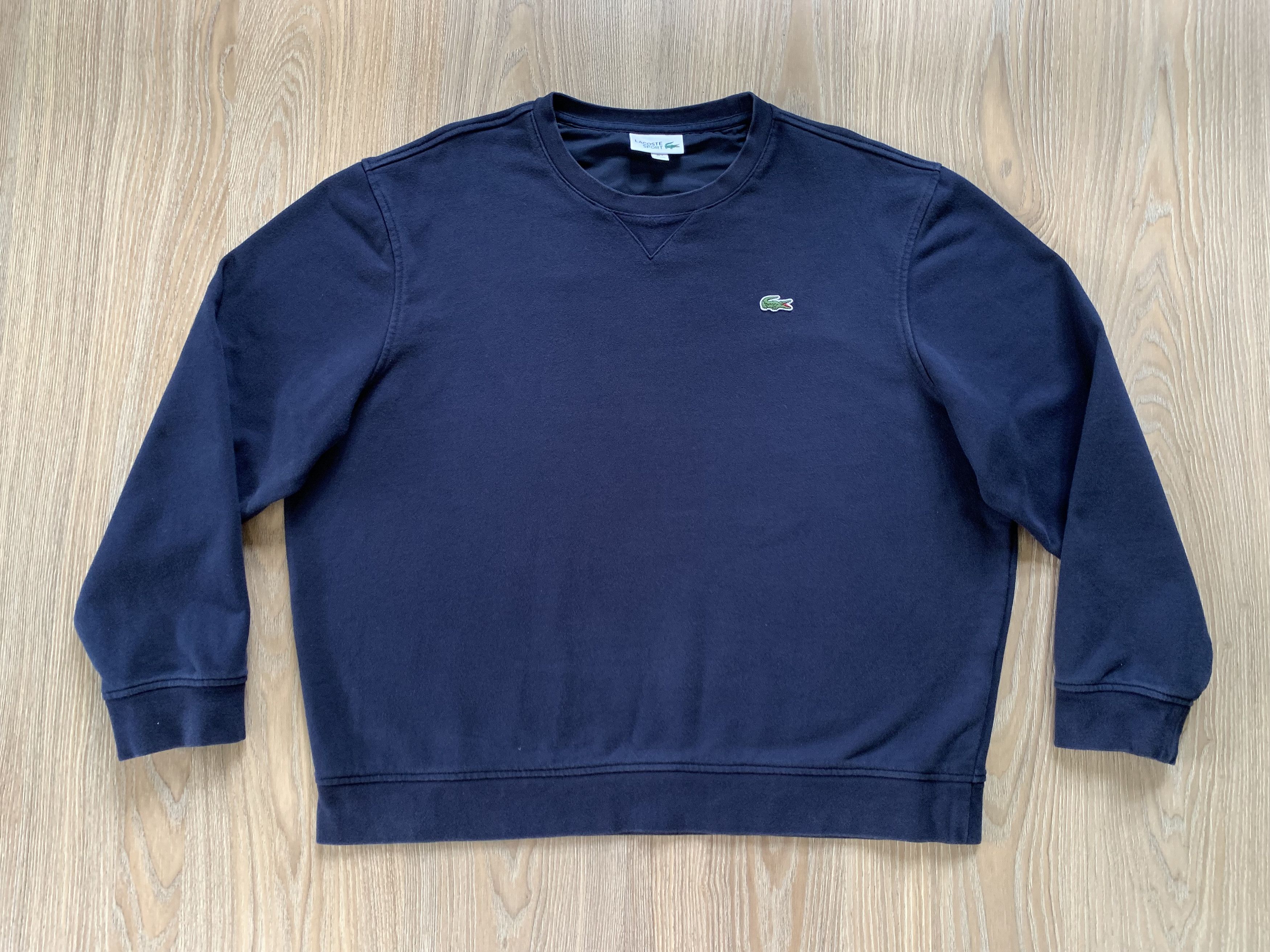Lacoste × Vintage Lacoste Sport Blue Sweatshirt Size US XXL / EU 58 / 5 - 2 Thumbnail