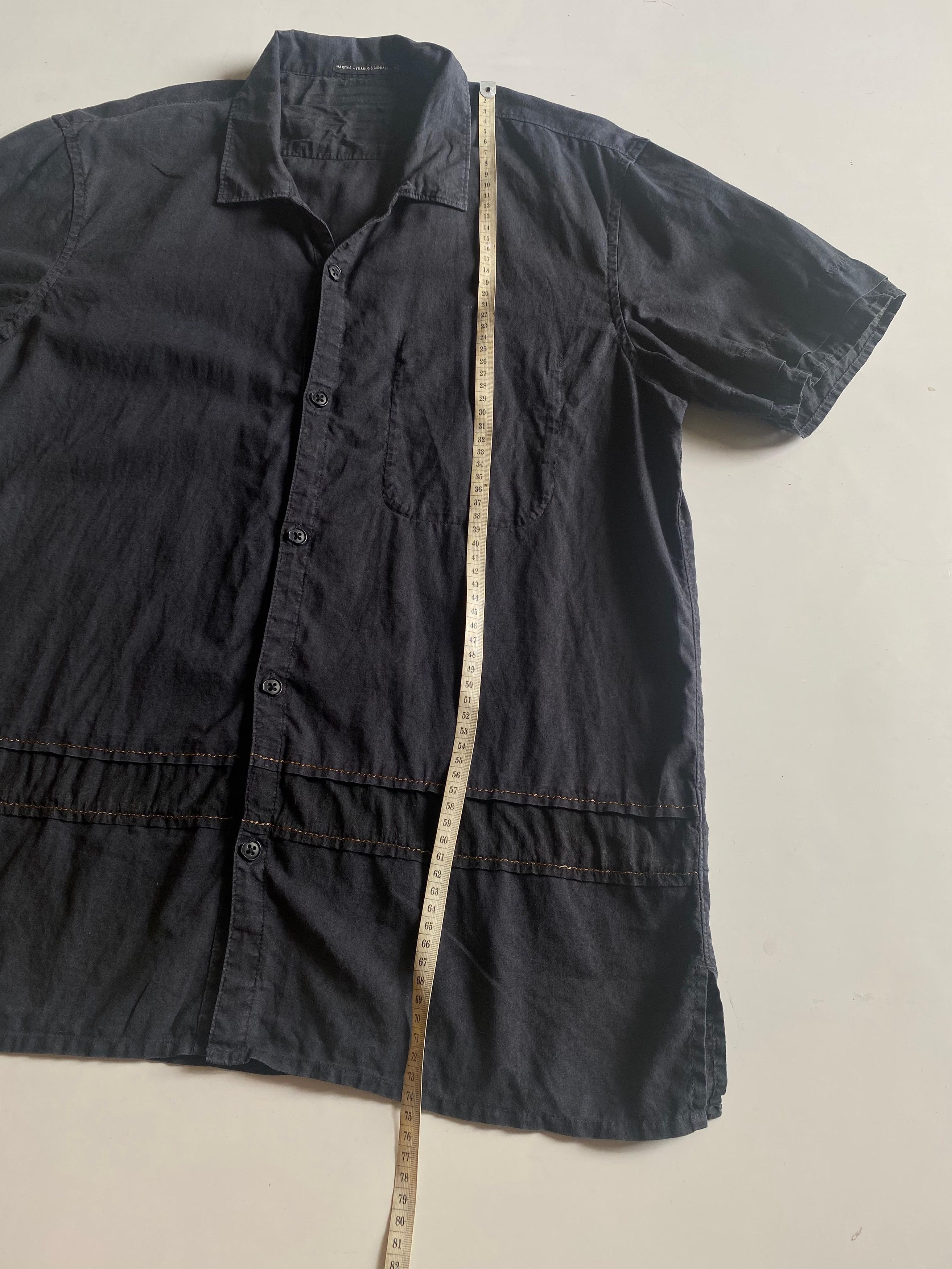 Marithe + Francois Girbaud Marithe Francois Girbaud Linen Shirt Size US L / EU 52-54 / 3 - 3 Thumbnail