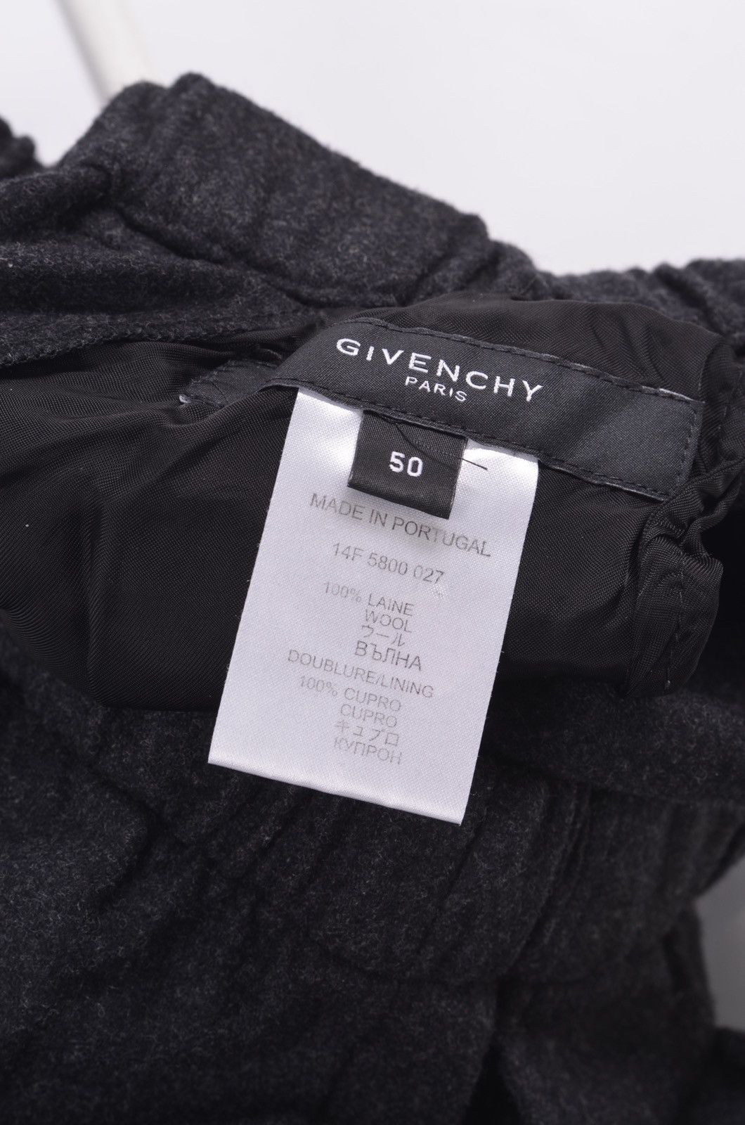 Givenchy Givenchy Zipper Slim Fit Wool Pants sz 50 Size US 32 / EU 48 - 4 Thumbnail