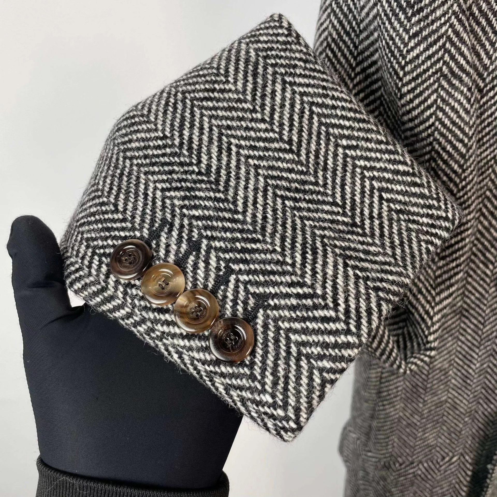 Gucci Gucci overcoat black and gray 46 Size XL / US 12-14 / IT 48-50 - 9 Thumbnail