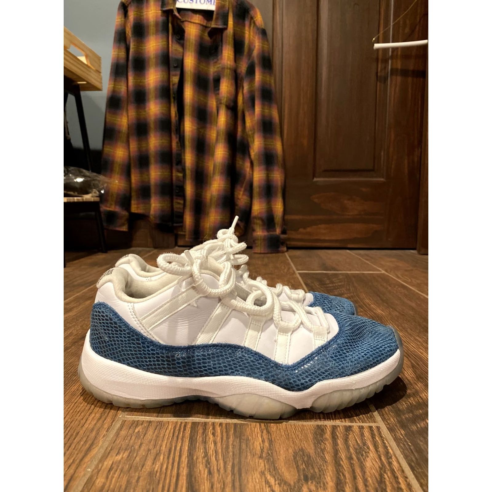 Nike Nike Air Jordan 11 Retro Low Snake Navy (2019) CD6846-102 Size 8 Mens Shoes Sneaker Leather Navy Snake 2019 Size US 8 / EU 41 - 3 Thumbnail
