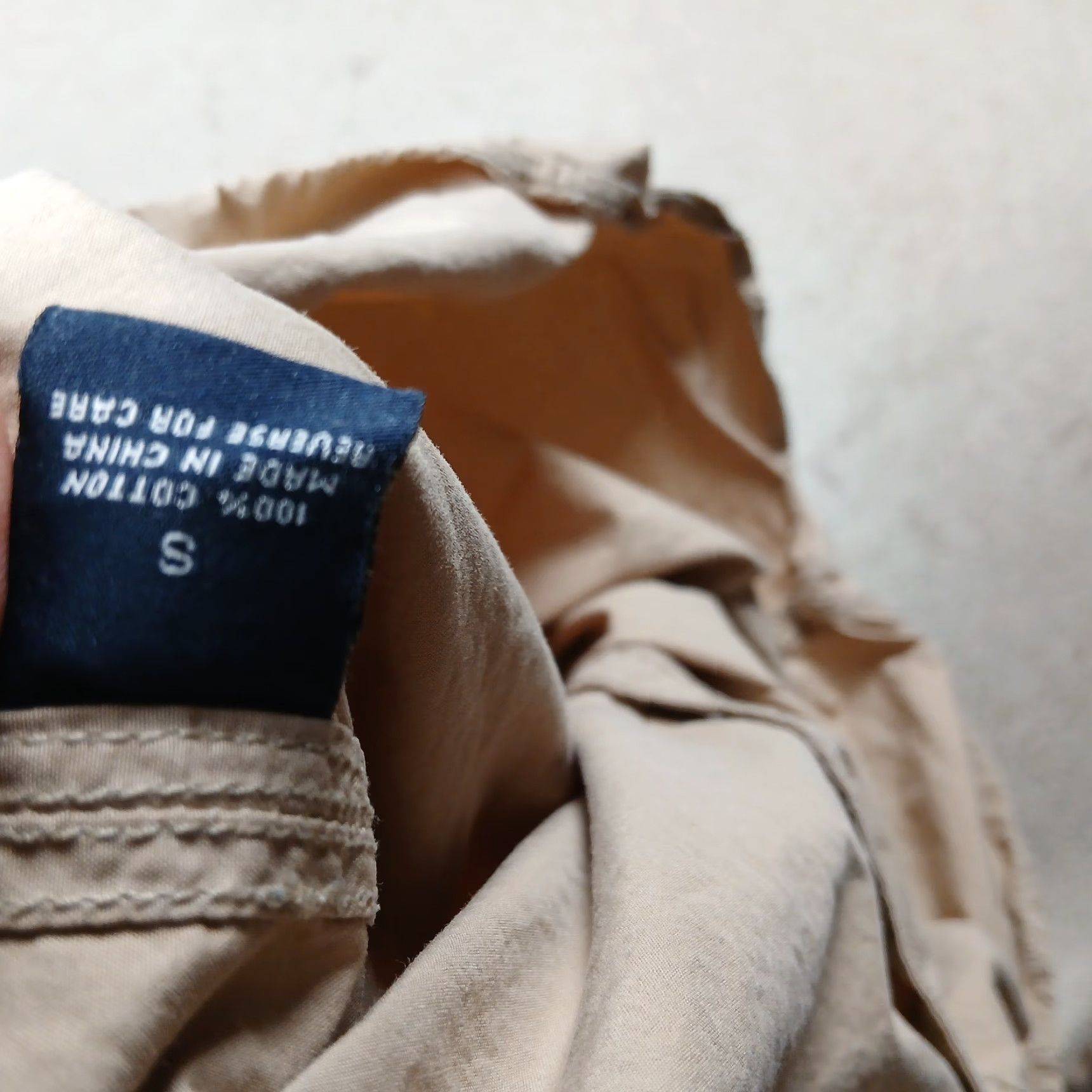 Polo Ralph Lauren Polo Ralph Lauren Button-Up Shirt Mens Small Brown Military Polo Jeans Company Shirt Size US S / EU 44-46 / 1 - 6 Thumbnail