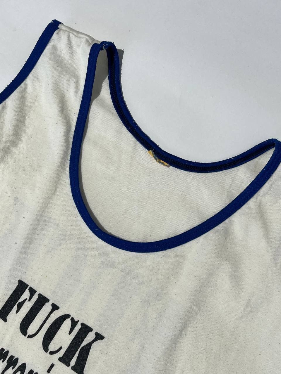 Vintage Vintage Fuck Terrorist Bali Black Oct 2002 Tanktop Size US M / EU 48-50 / 2 - 4 Thumbnail