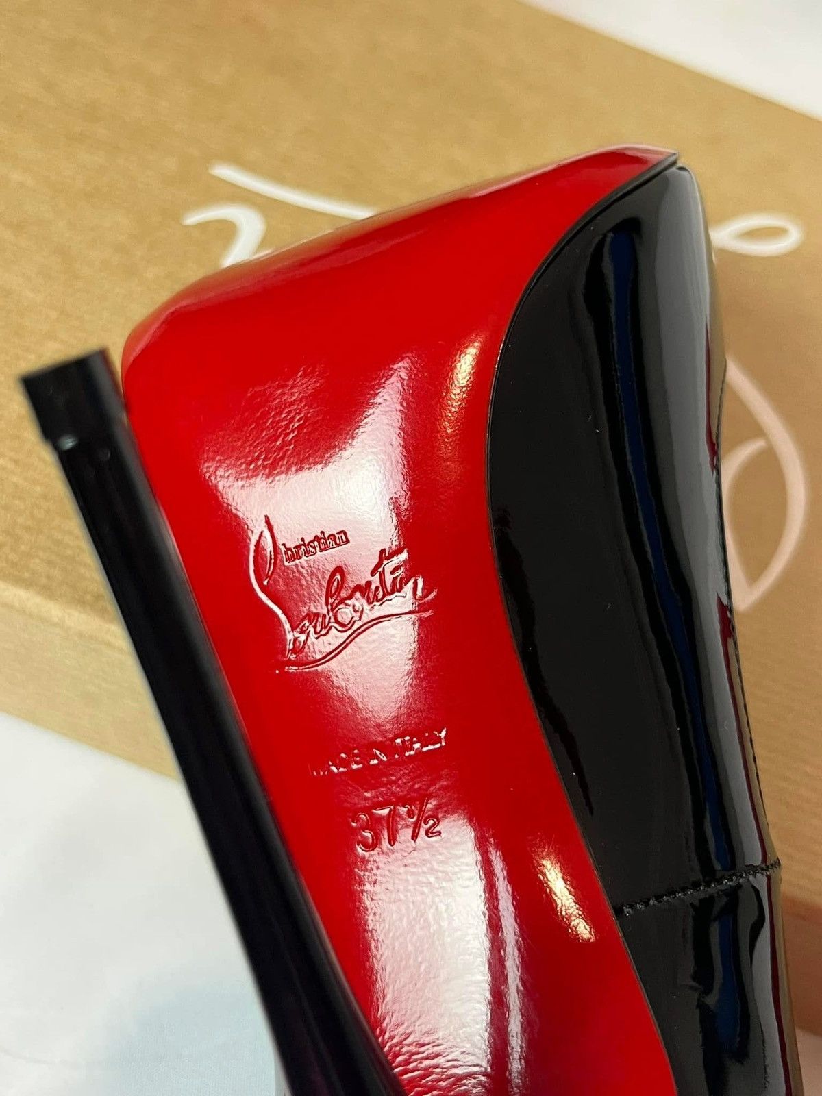 Christian Louboutin So Kate 120 Pumps - Classic Black Patent Leather Size US 6.5 / IT 36.5 - 11 Thumbnail