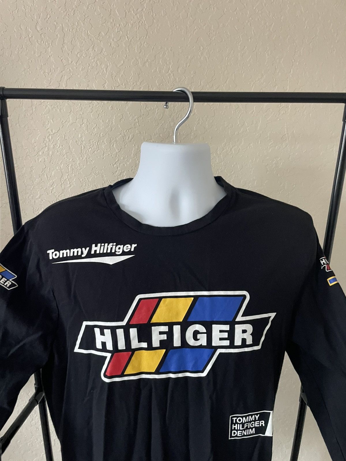 Tommy Jeans Hilfiger Denim LS Graphic Tee Size US M / EU 48-50 / 2 - 2 Thumbnail