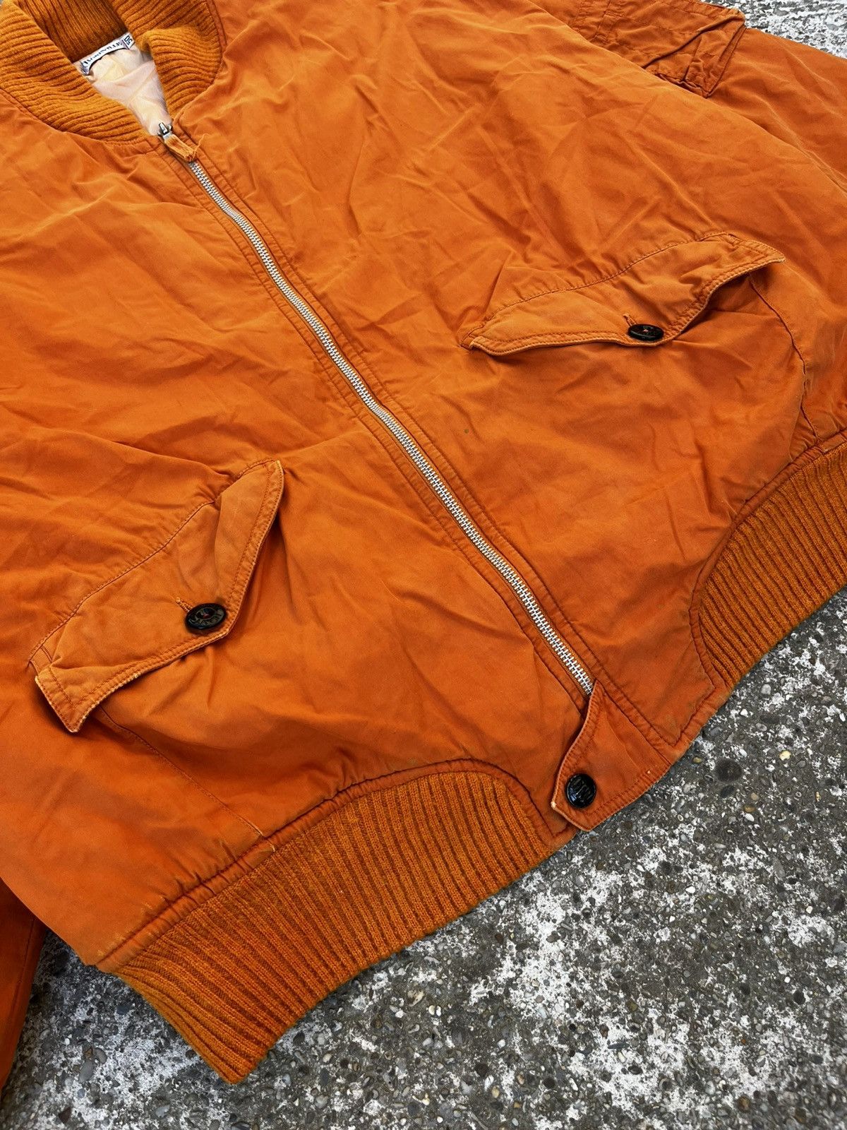 Massimo Osti × Stone Island Very rare 80s Boneville Navy Arctic Bomber Jacket Size US L / EU 52-54 / 3 - 4 Thumbnail