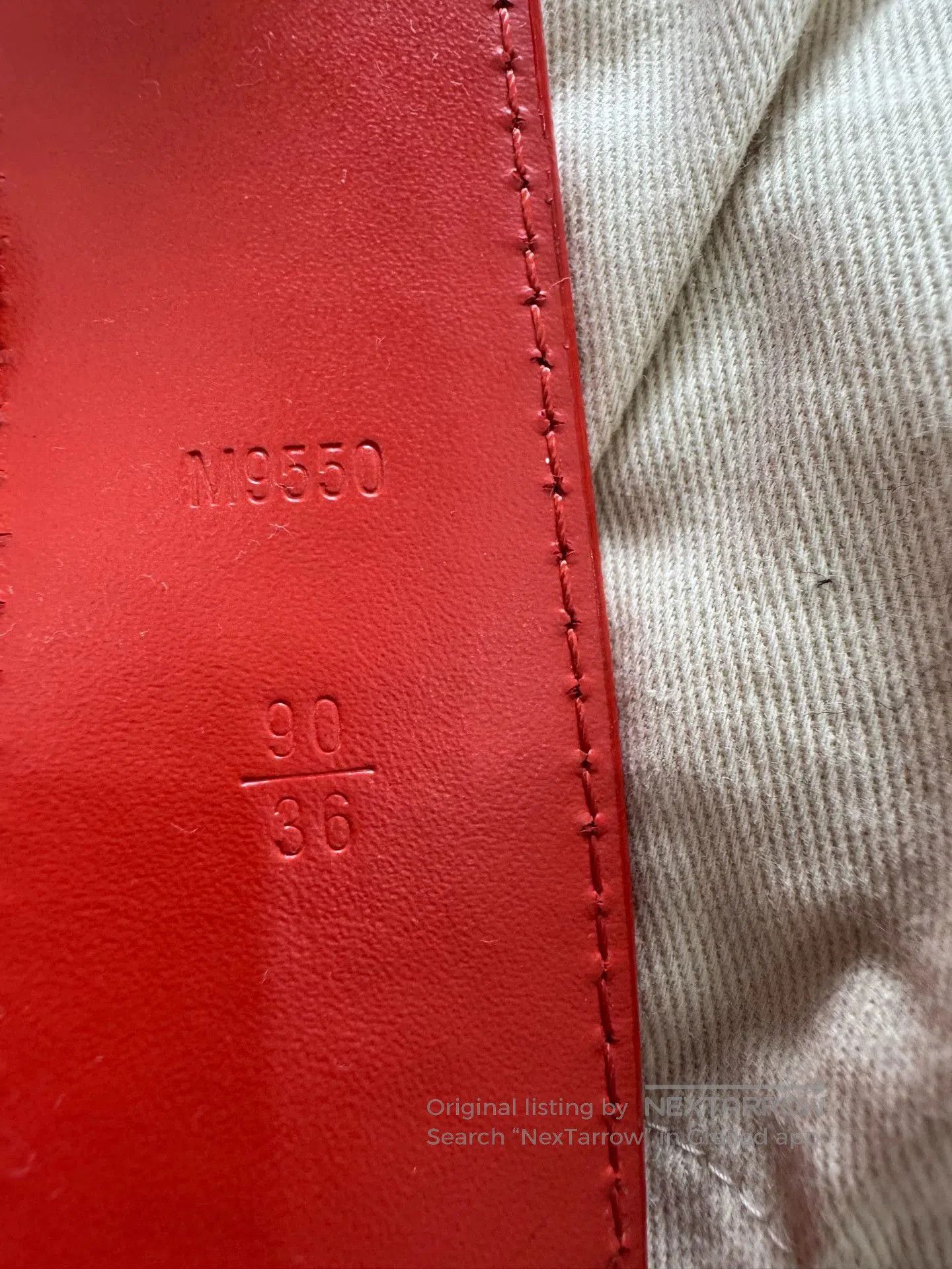 Louis Vuitton Louis Vuitton Checkerboard Belt 90. Size ONE SIZE - 8 Thumbnail