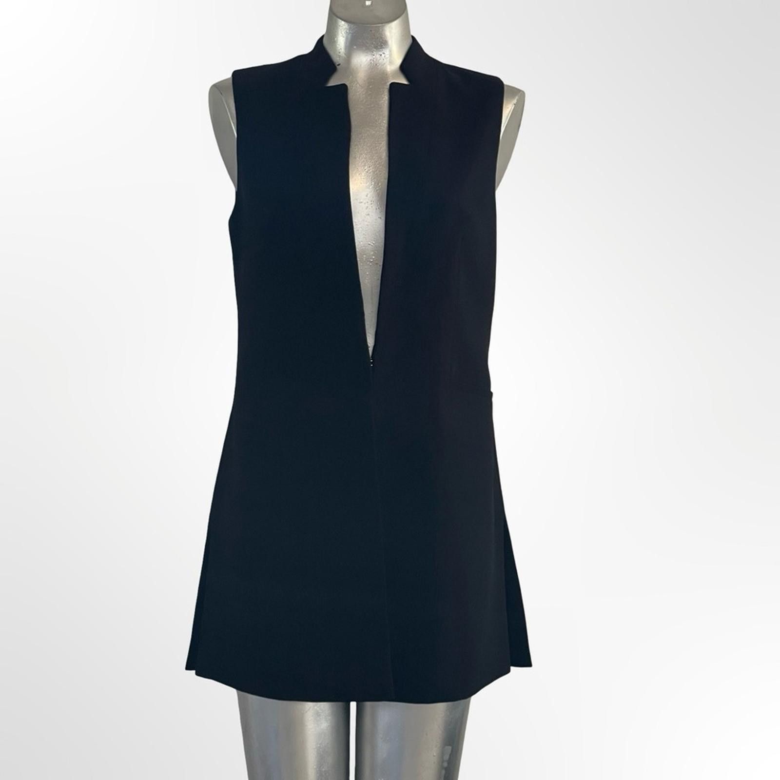 DKNY DKNY Black Business Vest Suit with Gold Accent - NWOT Size XS / US 0-2 / IT 36-38 - 2 Thumbnail