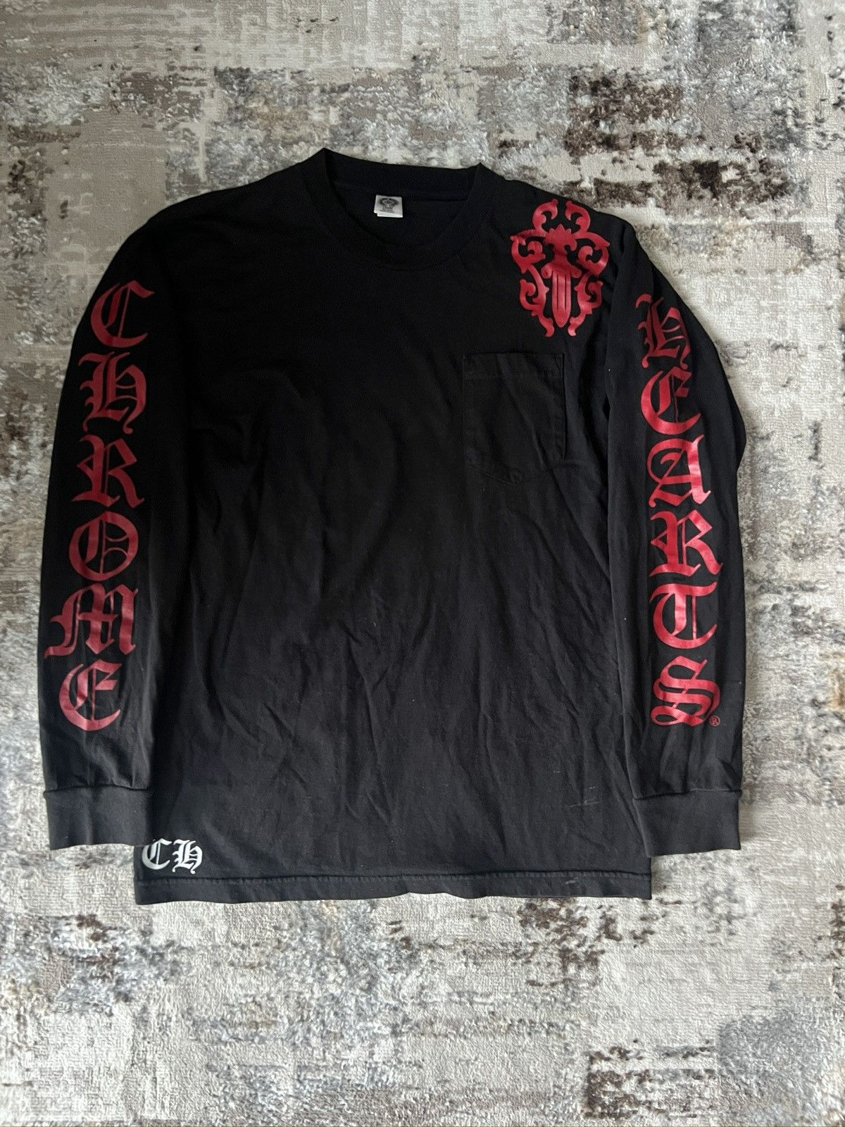 Chrome Hearts Red Allover Long Sleeve