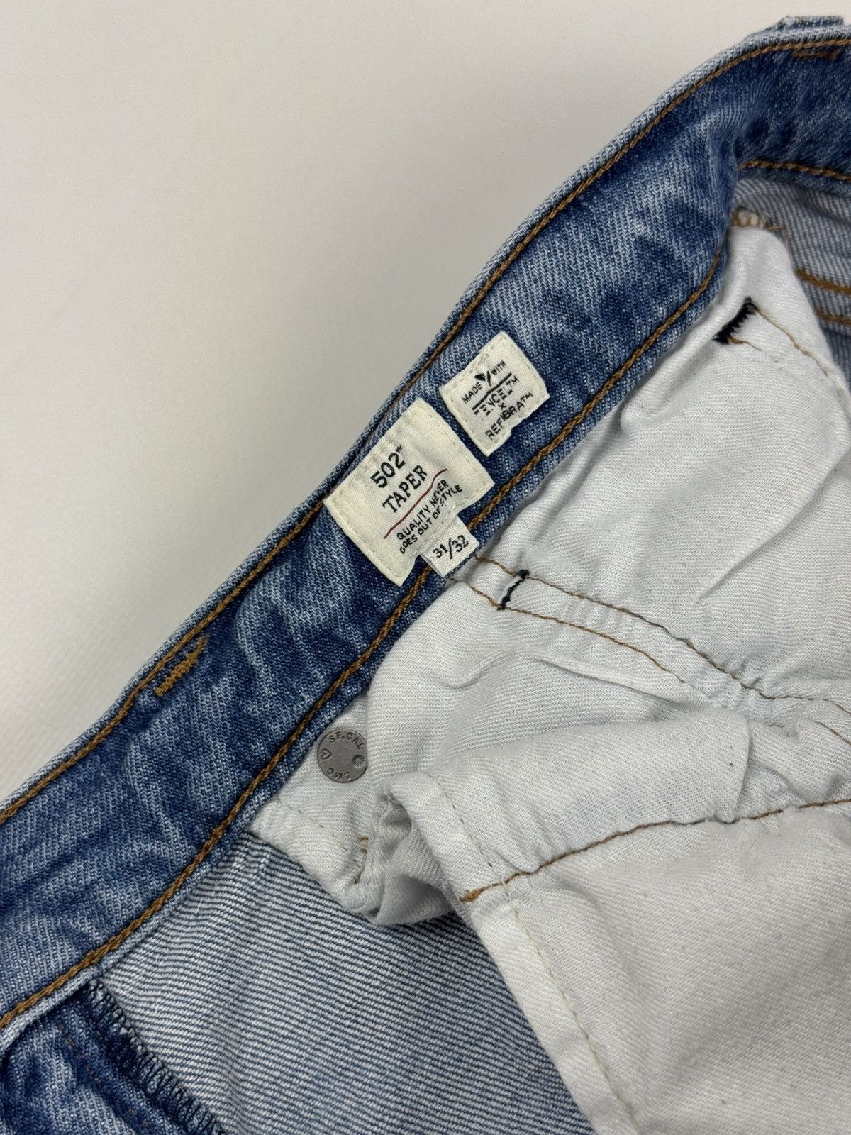 Levi's Made & Crafted Levi’s Made&Crafted 502 Taper Washed Denim Jeans Size US 31 - 10 Thumbnail