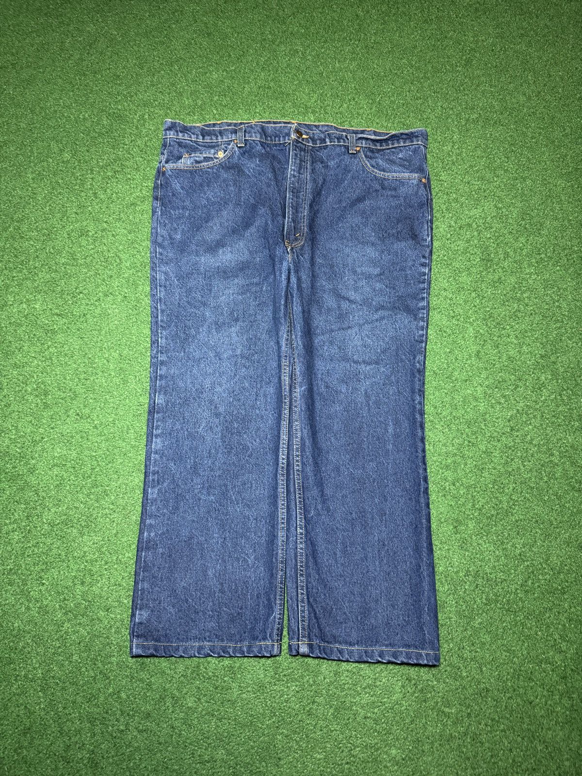 Levi's Vintage Clothing Levis 517 Bootcut Vintage 90s 46x28 Denim Jeans Cotton Size US 44 / EU 60 - 3 Thumbnail