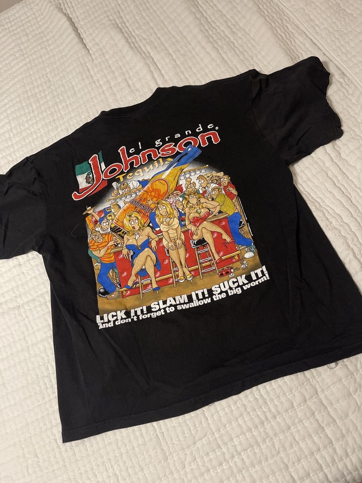 Vintage Vintage tee El grande Johnson Tequila Size US XL / EU 56 / 4 - 1 Thumbnail