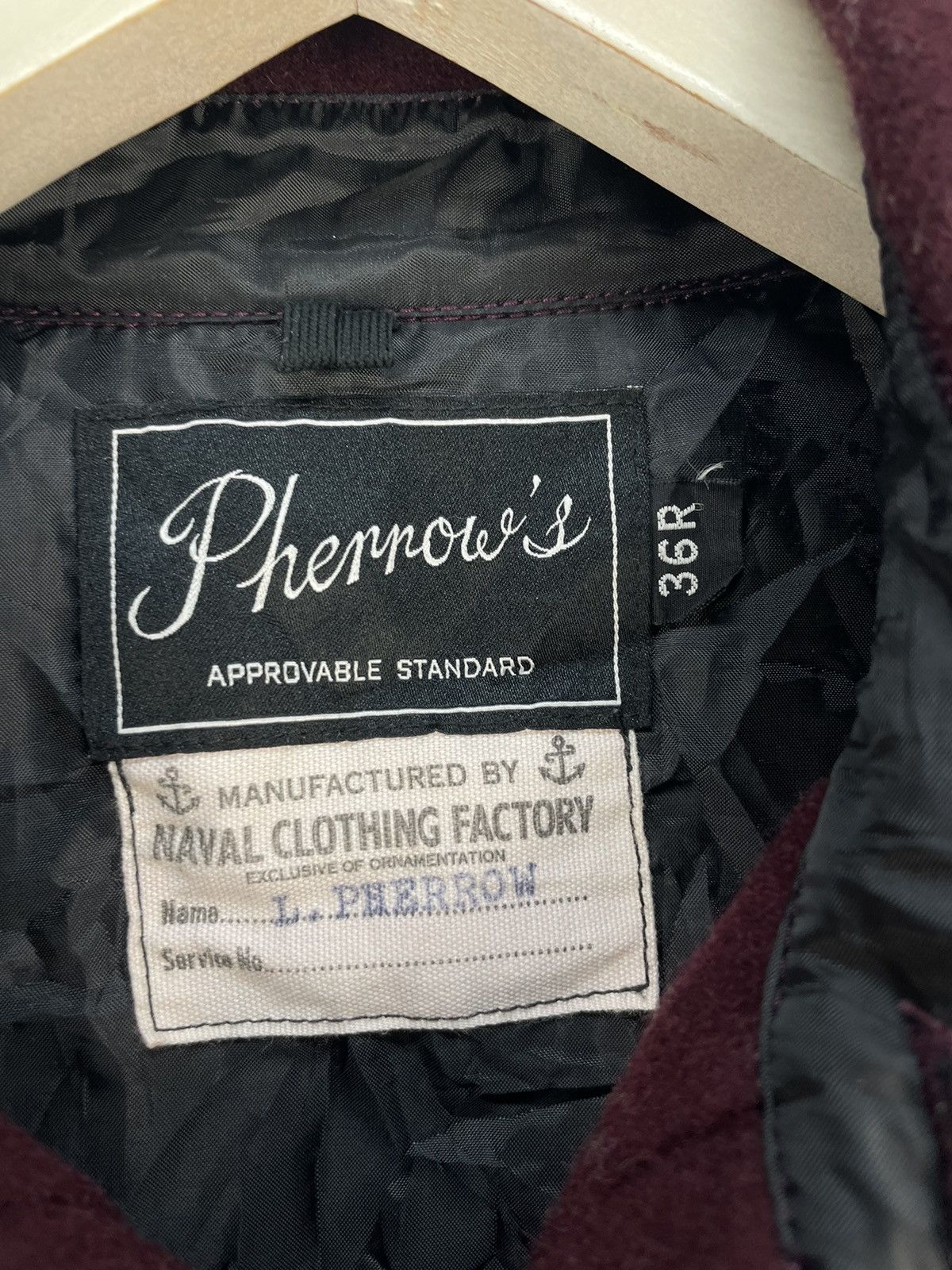 Japanese Brand Pherrows Naval Clothing Factory wool shirt Size US S / EU 44-46 / 1 - 5 Thumbnail