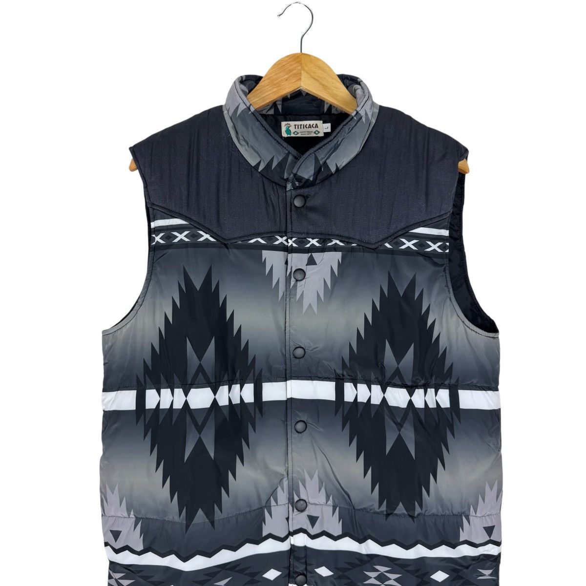 Native ☀️TITICACA NATIVE AZTEC LIGHT PUFFER VEST Size US M / EU 48-50 / 2 - 2 Thumbnail