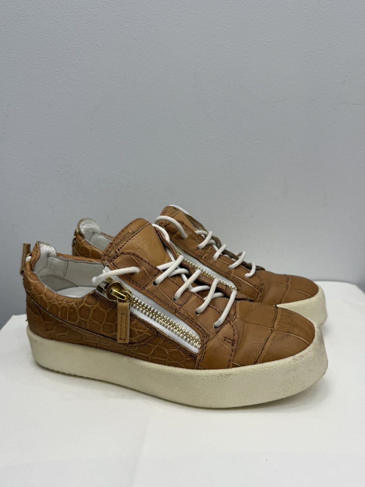 Giuseppe Zanotti Leather Low Top Sneakers