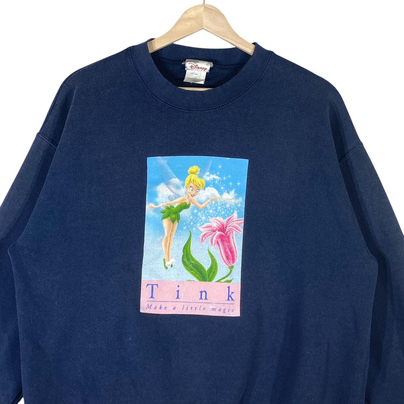 Disney Vintage Disney Tinker Bell "Make A Little Magic" Crewneck L Size US L / EU 52-54 / 3 - 2 Thumbnail