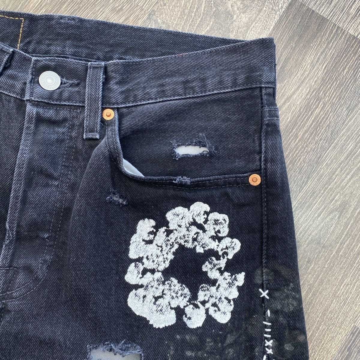 DENIM TEARS × Levi's Denim Tears x Levi’s (blk) Denim Pant Size US 28 / EU 44 - 8 Thumbnail