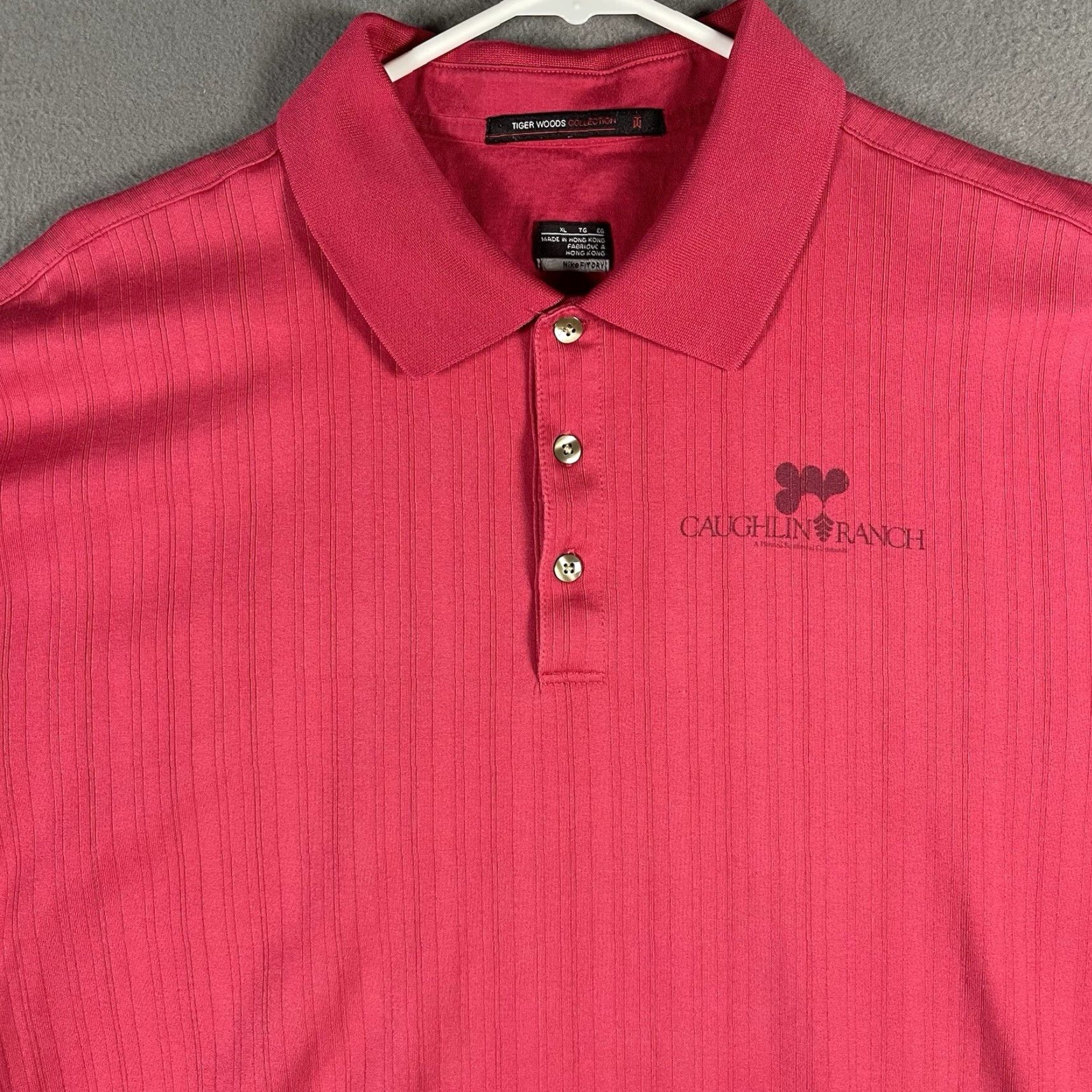 Nike Nike Fit-Dry Tiger Woods Collection Polo Shirt XL Red Golf Golfing Nike Brand Mens Shirts Polo Size US XL / EU 56 / 4 - 2 Thumbnail
