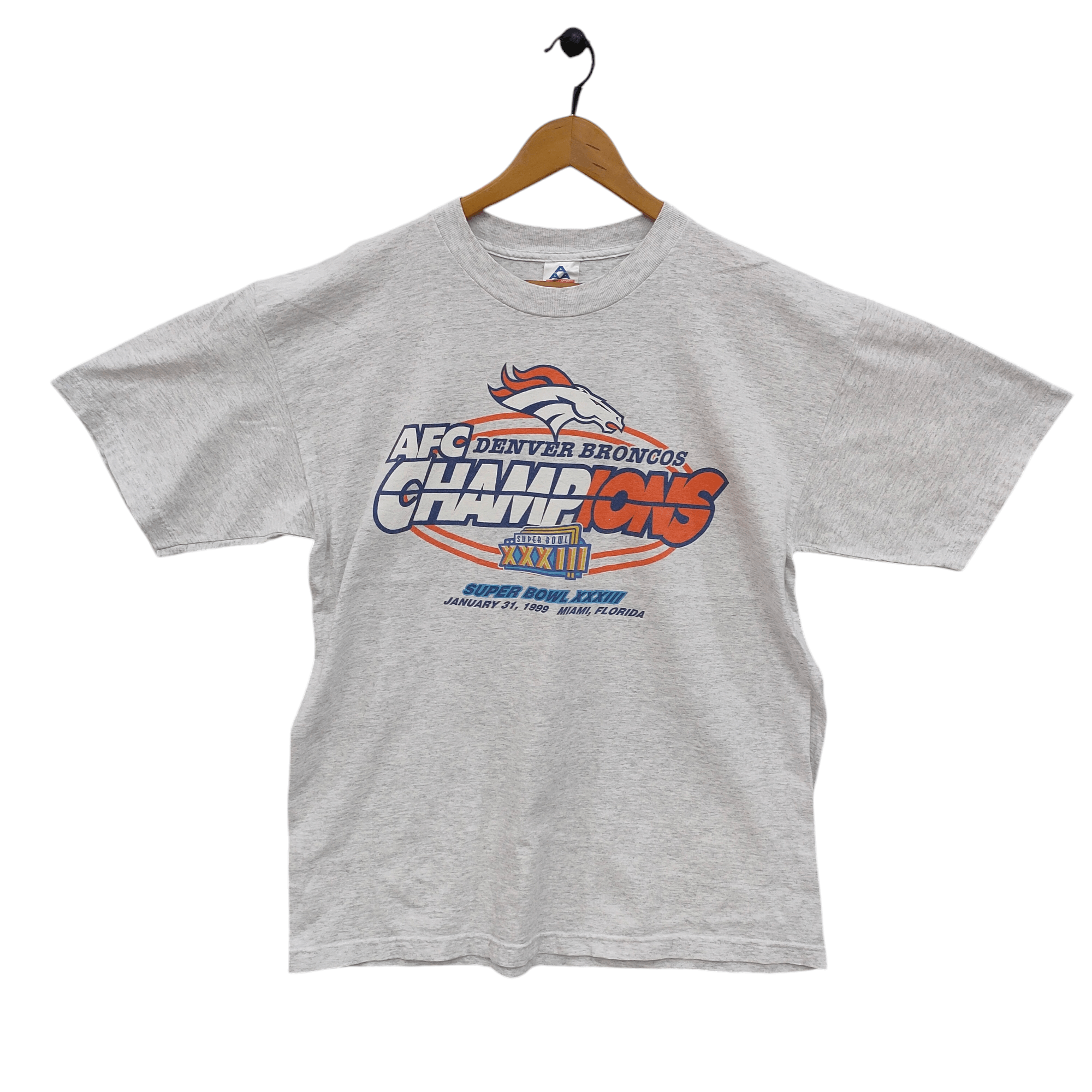 Alstyle × NFL × Vintage Vintage 1999 Denver Broncos Tshirt Size US XL / EU 56 / 4 - 1 Thumbnail
