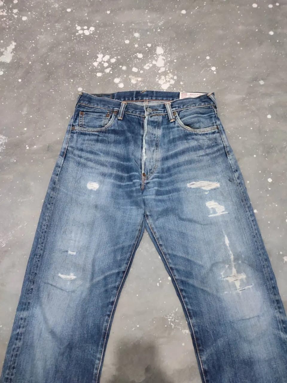 Evisu Evisu Selvedge Distressed Jeans Denim Pants Size US 32 / EU 48 - 12 Thumbnail
