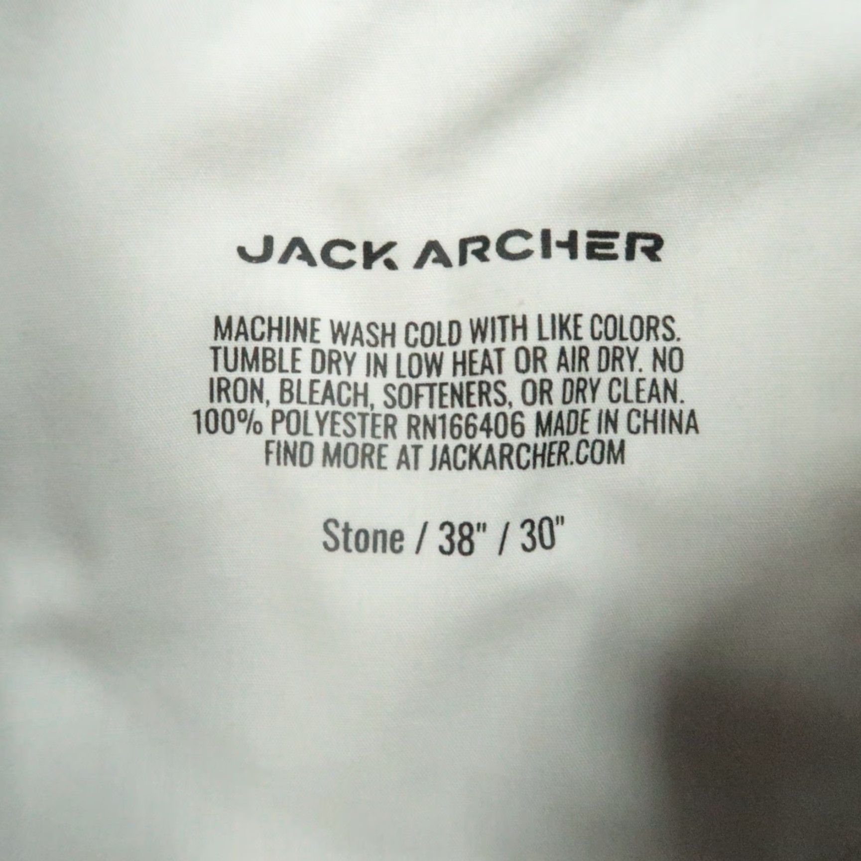 Vintage Jack Archer Pants Men 38 Beige Jetsetter Chino Regular Polyester Size US 38 / EU 54 - 3 Thumbnail
