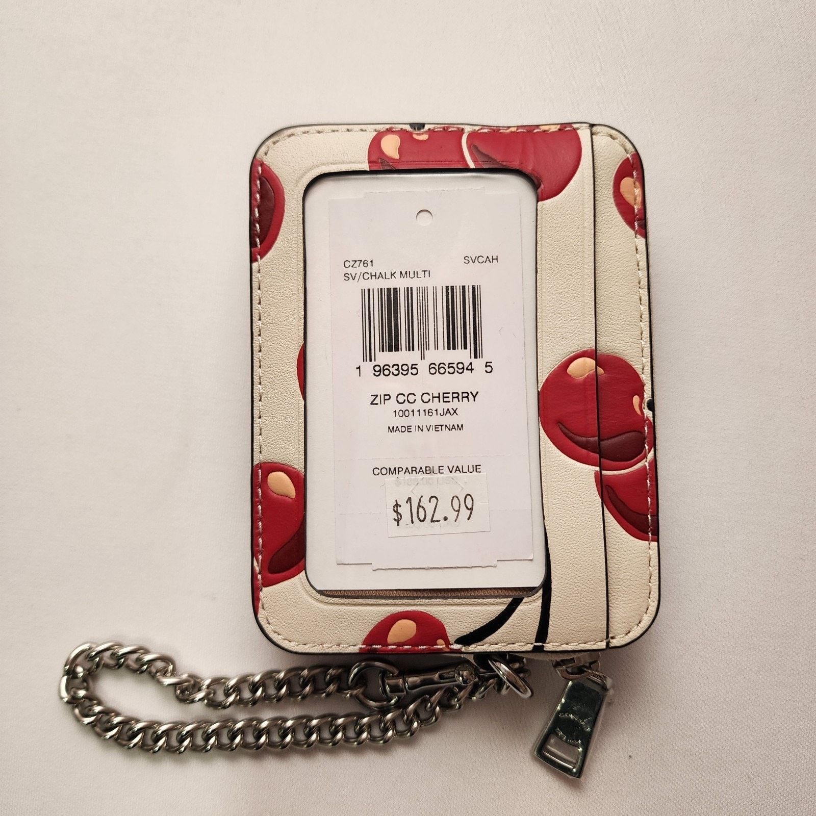 Coach NWT Coach CZ761 Zip Card Case With Cherry Print Size ONE SIZE - 2 Thumbnail