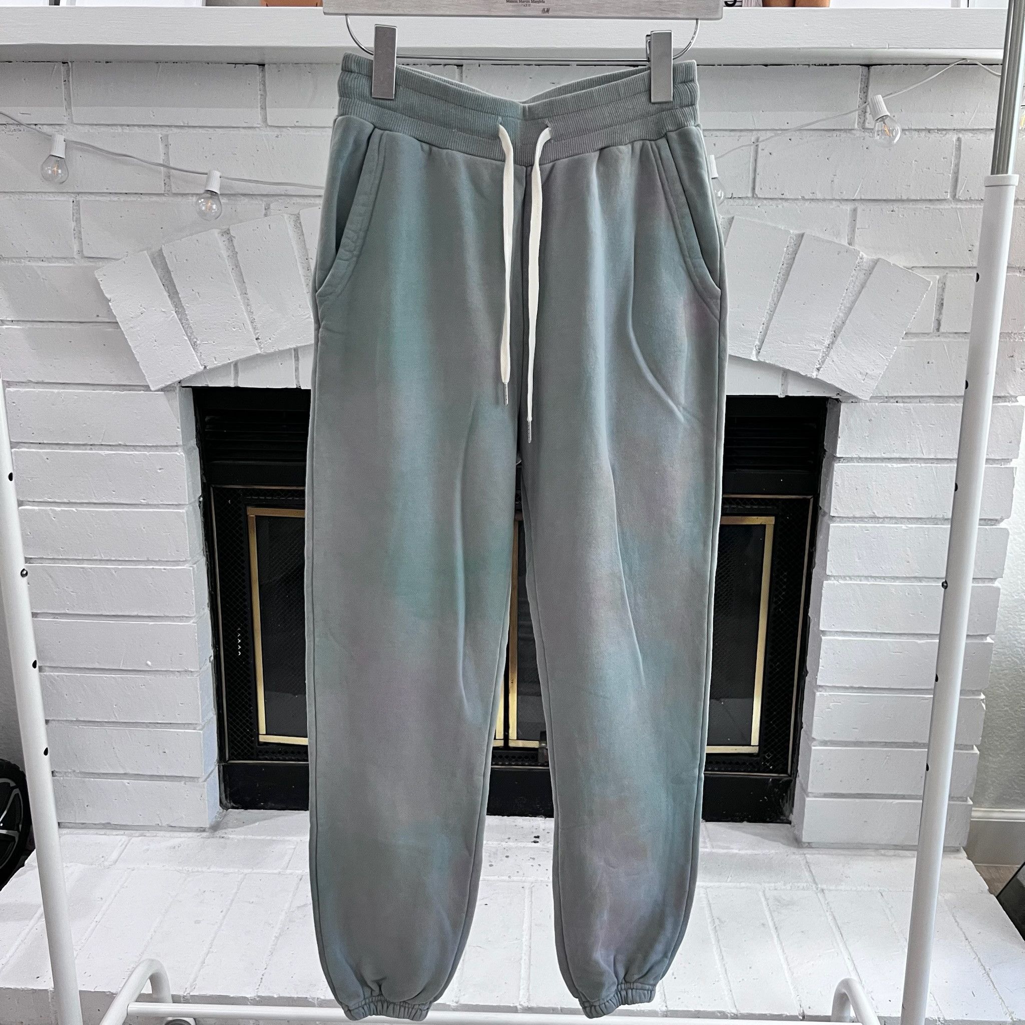 John Elliott John Elliott LA SWEATS Cloud Dye Marbled Blue Sweatpants Size US 32 / EU 48 - 1 Thumbnail