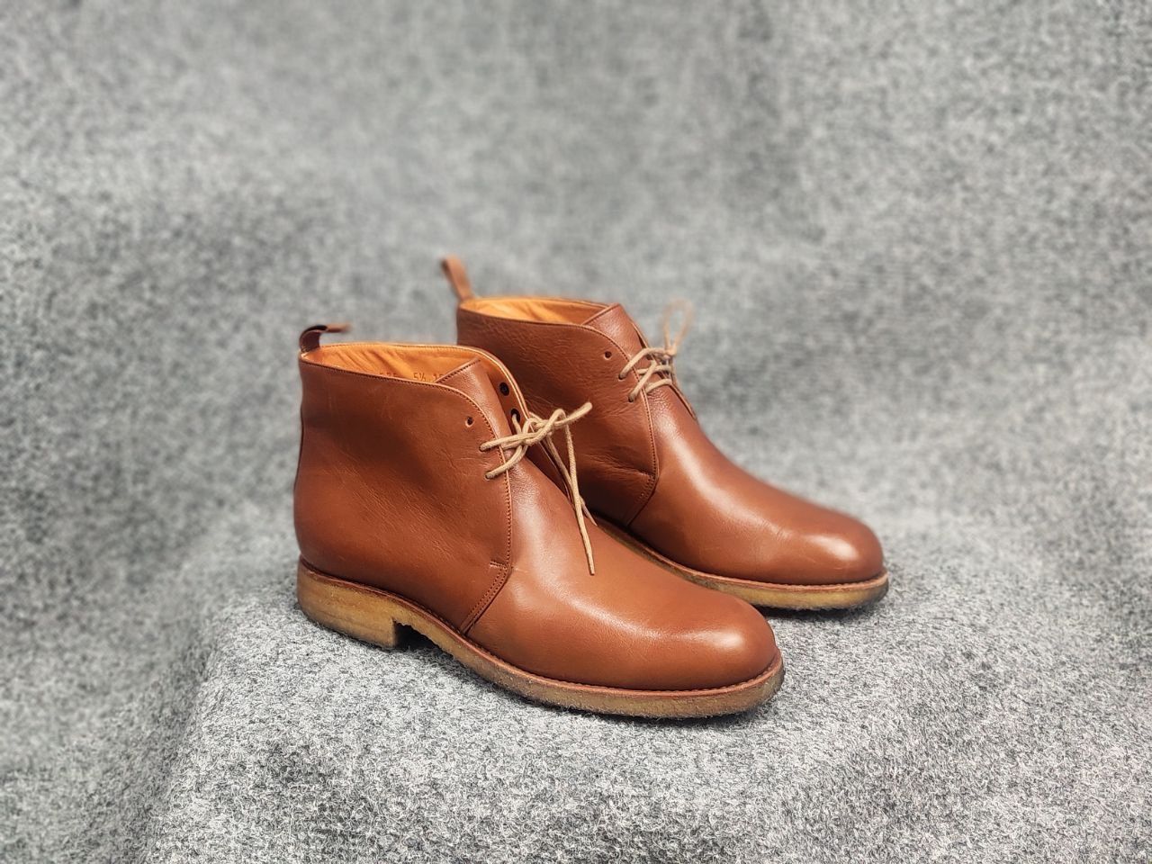 Carmina Carmina Design leather chukka boots Lace Handmade Shoes Size US 8 / IT 38 - 3 Thumbnail