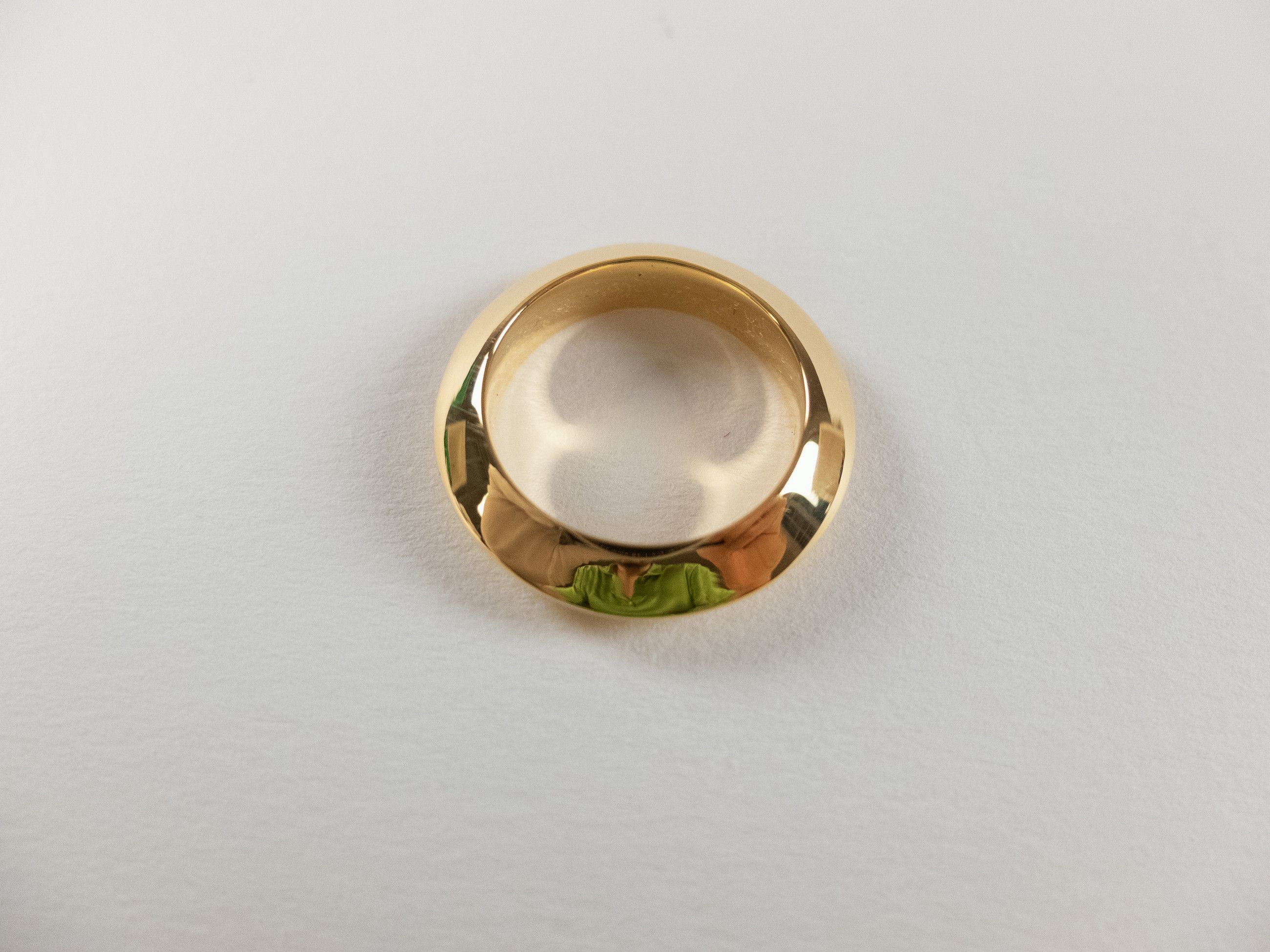 Bottega Veneta BOTTEGA VENETA gold plated Sterling silver round ring 21 q Size ONE SIZE - 2 Thumbnail