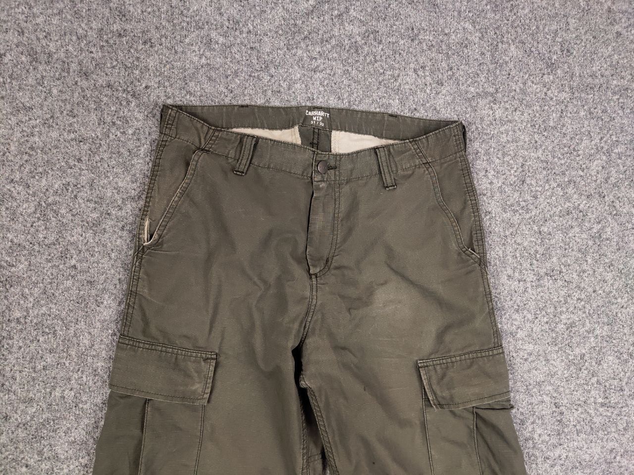 Carhartt Vintage 90s Carhartt regular Cargo Pants Distressed ripstop Size US 31 - 10 Thumbnail