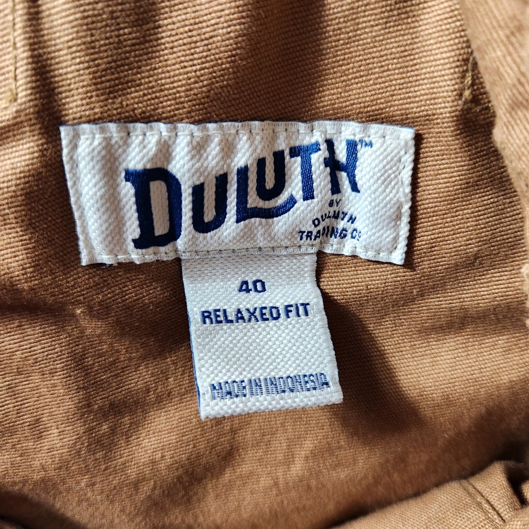 CO Duluth Trading Co Mens DuluthFlex Fire Hose Relaxed Fit 9" Cargo Shorts-Size 40 Brown Canvas Cargo Pocket 9" Inseam Mens Size US 40 / EU 56 - 7 Thumbnail