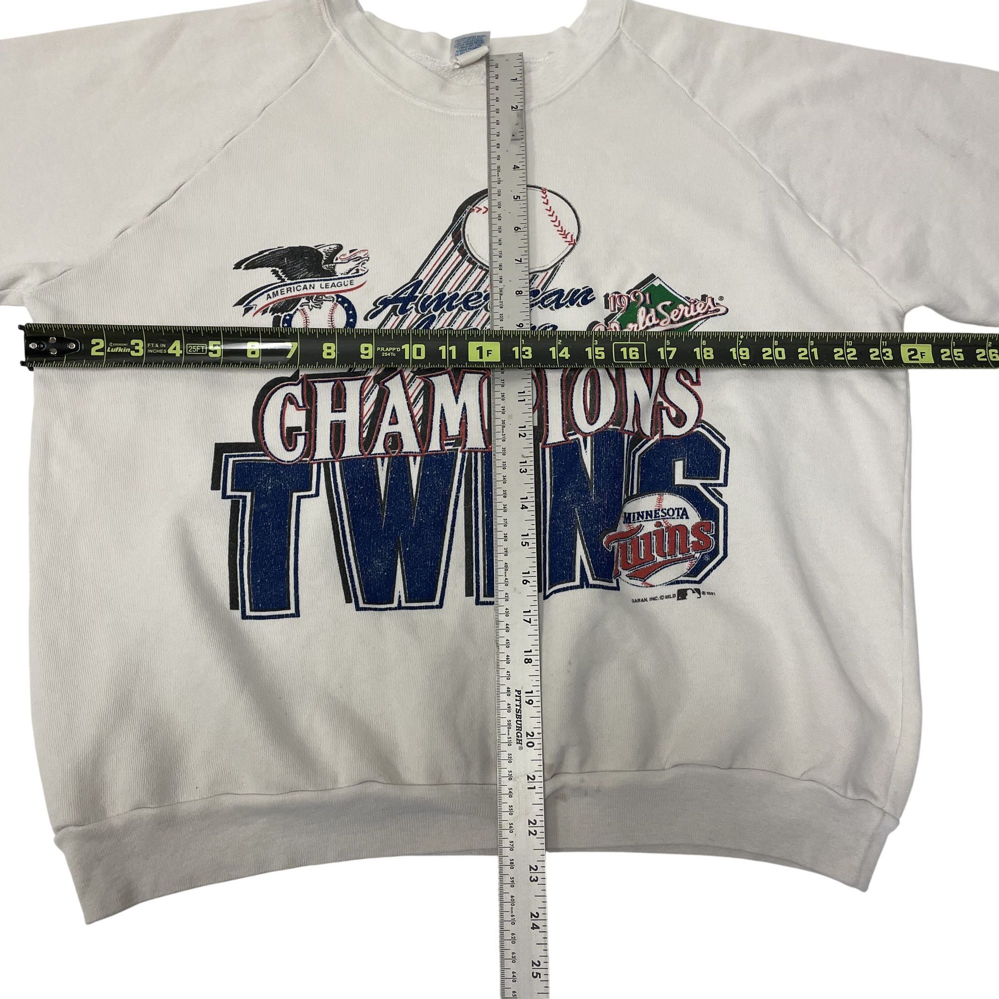 Other Vtg Garan MLB 1991 World Series American League Baseball Size US XL / EU 56 / 4 - 7 Thumbnail