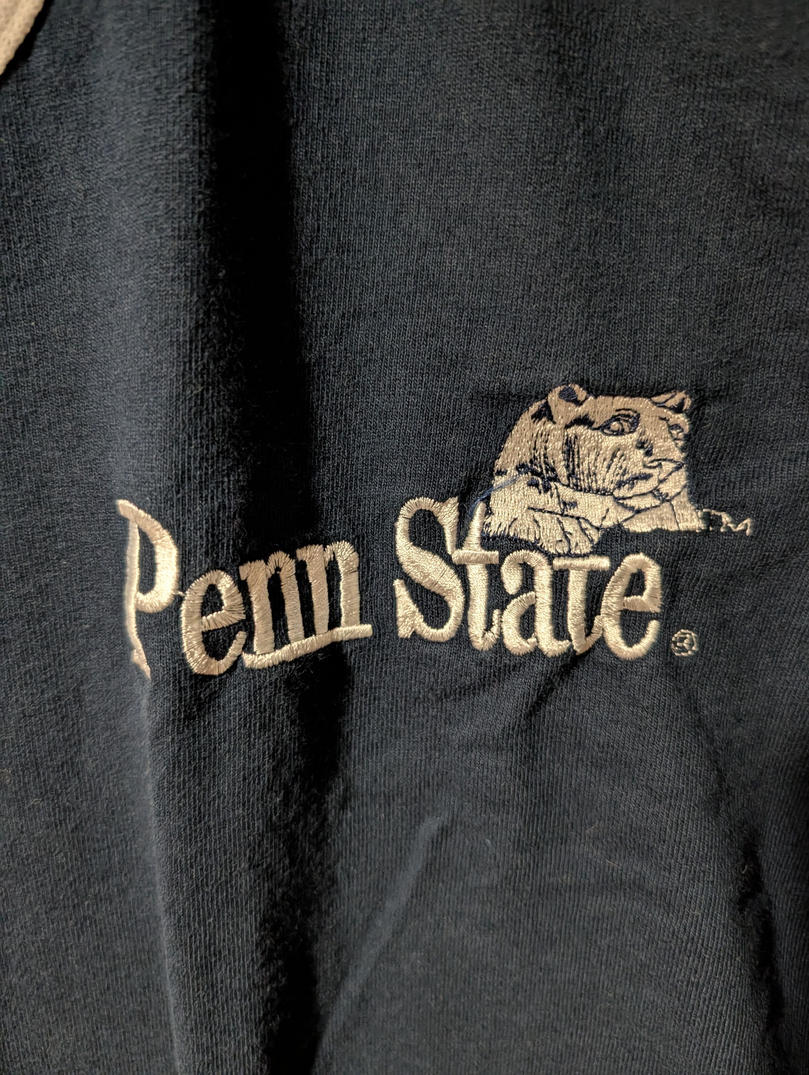 NCAA Vintage 90s Penn State Nittany Lion College Baseball Jersey Size US XL / EU 56 / 4 - 2 Thumbnail
