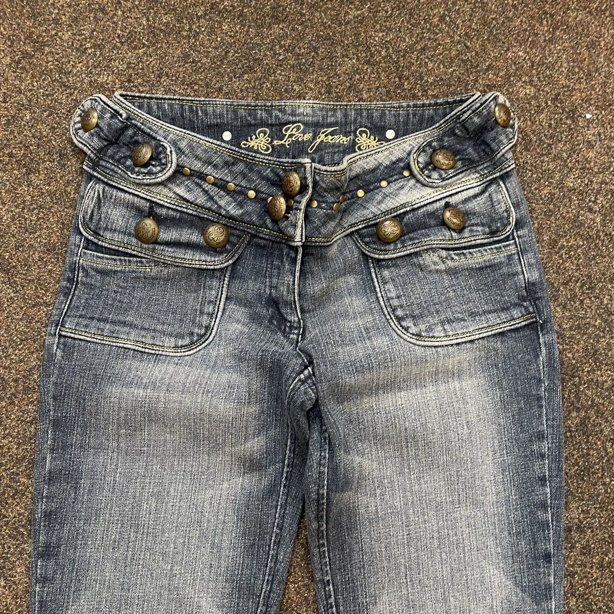 Vintage Vintage Y2K Pants Jeans 90s Archive Flared Size 32" / US 10 / IT 46 - 4 Thumbnail
