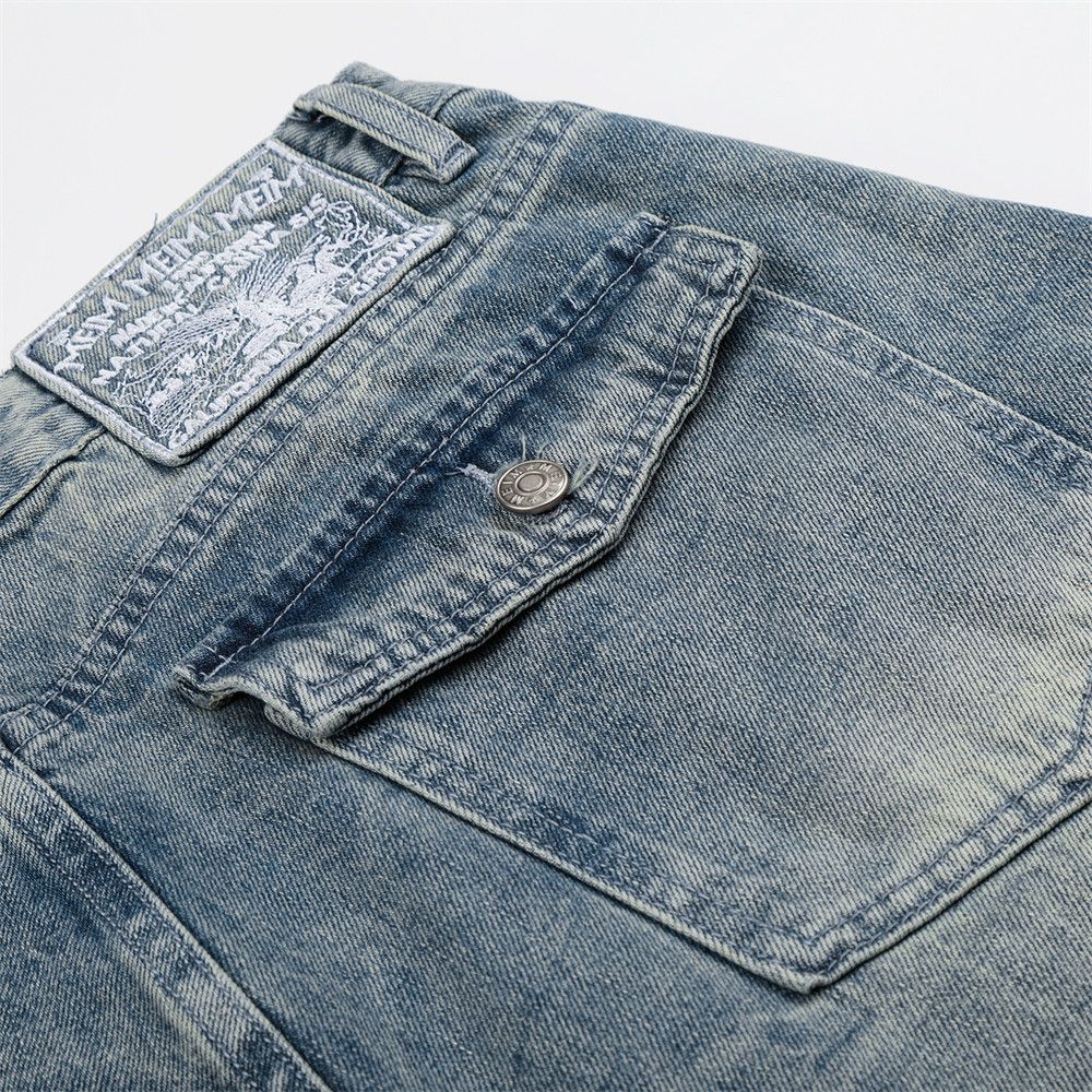Vintage Men's Vintage Washed Loose-Fit Straight-Leg Cargo Shorts Size US 32 / EU 48 - 5 Thumbnail