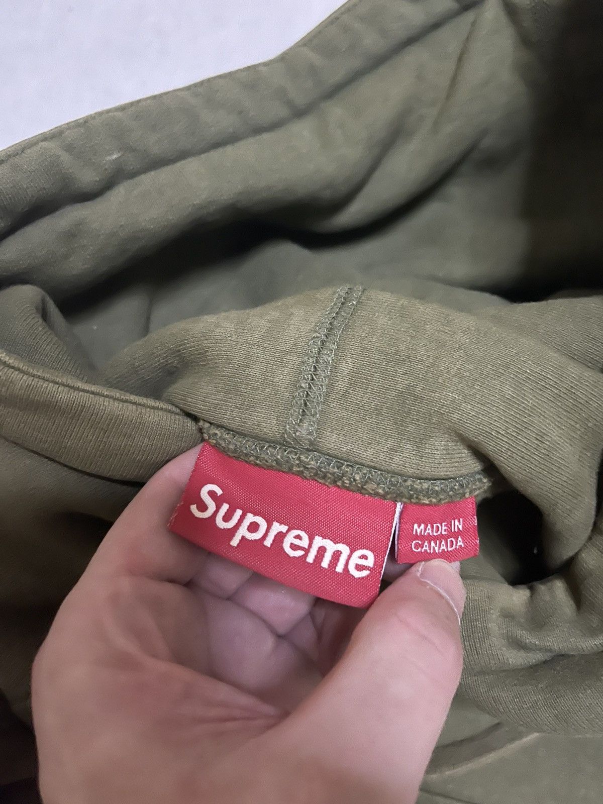 Supreme Supreme fw11 Olive box logo hoodie hooded sweatshirt Size US M / EU 48-50 / 2 - 5 Thumbnail