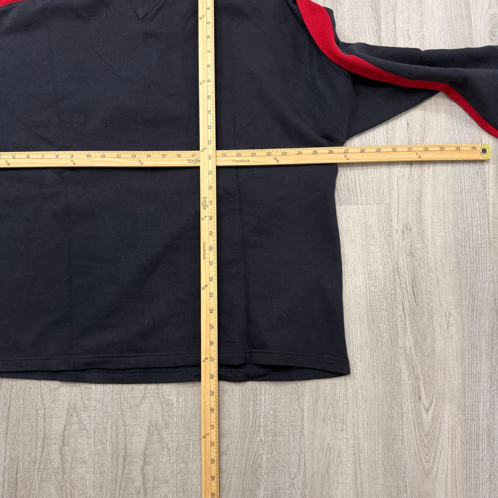 Tommy Hilfiger Vintage Tommy Hilfiger 1/4 Zip Sweatshirt Men's XL Blue Red Size US XL / EU 56 / 4 - 6 Thumbnail