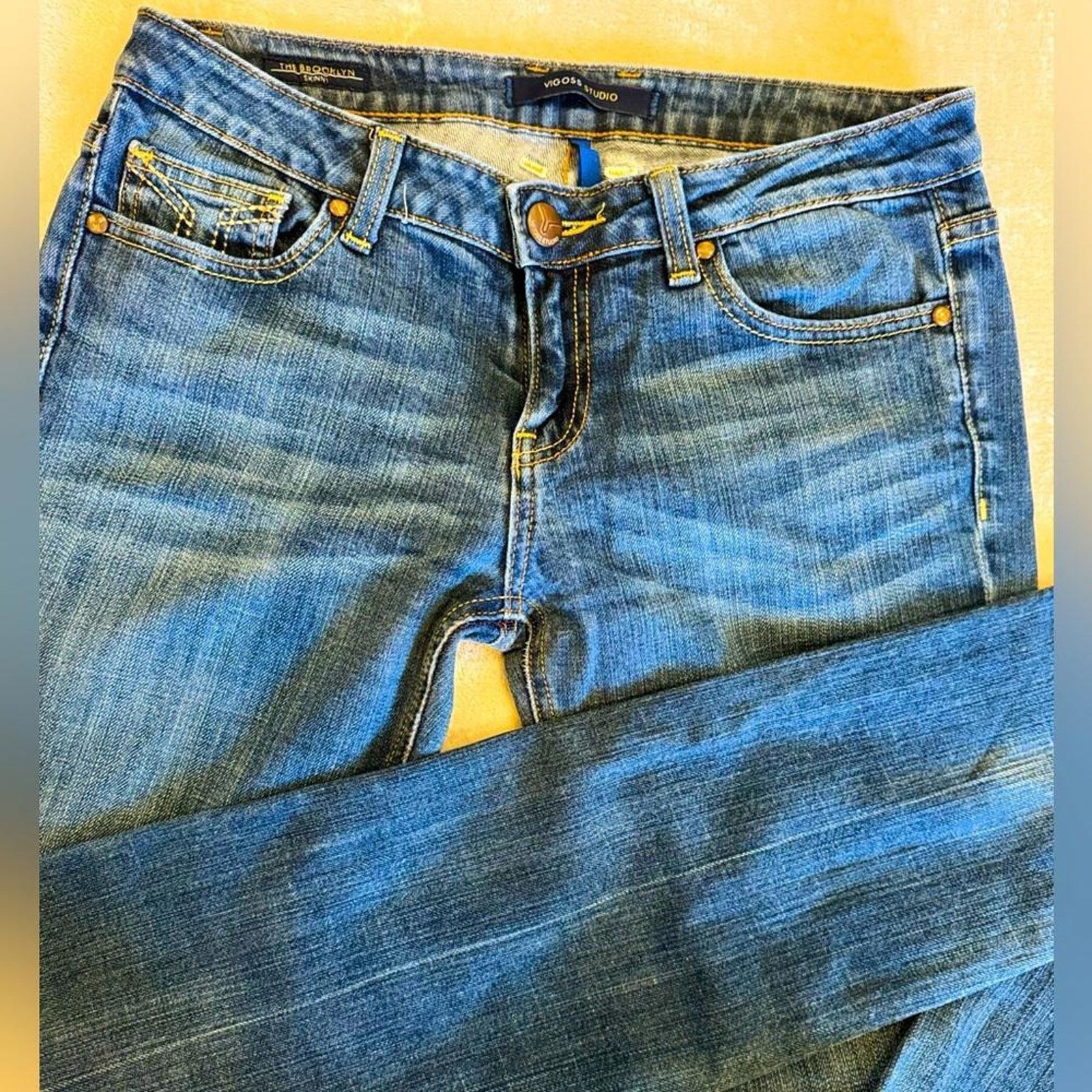 Designer Vigoss Studio Brooklyn Skinny Jeggings Jeans Size 32" / US 10 / IT 46 - 1 Thumbnail