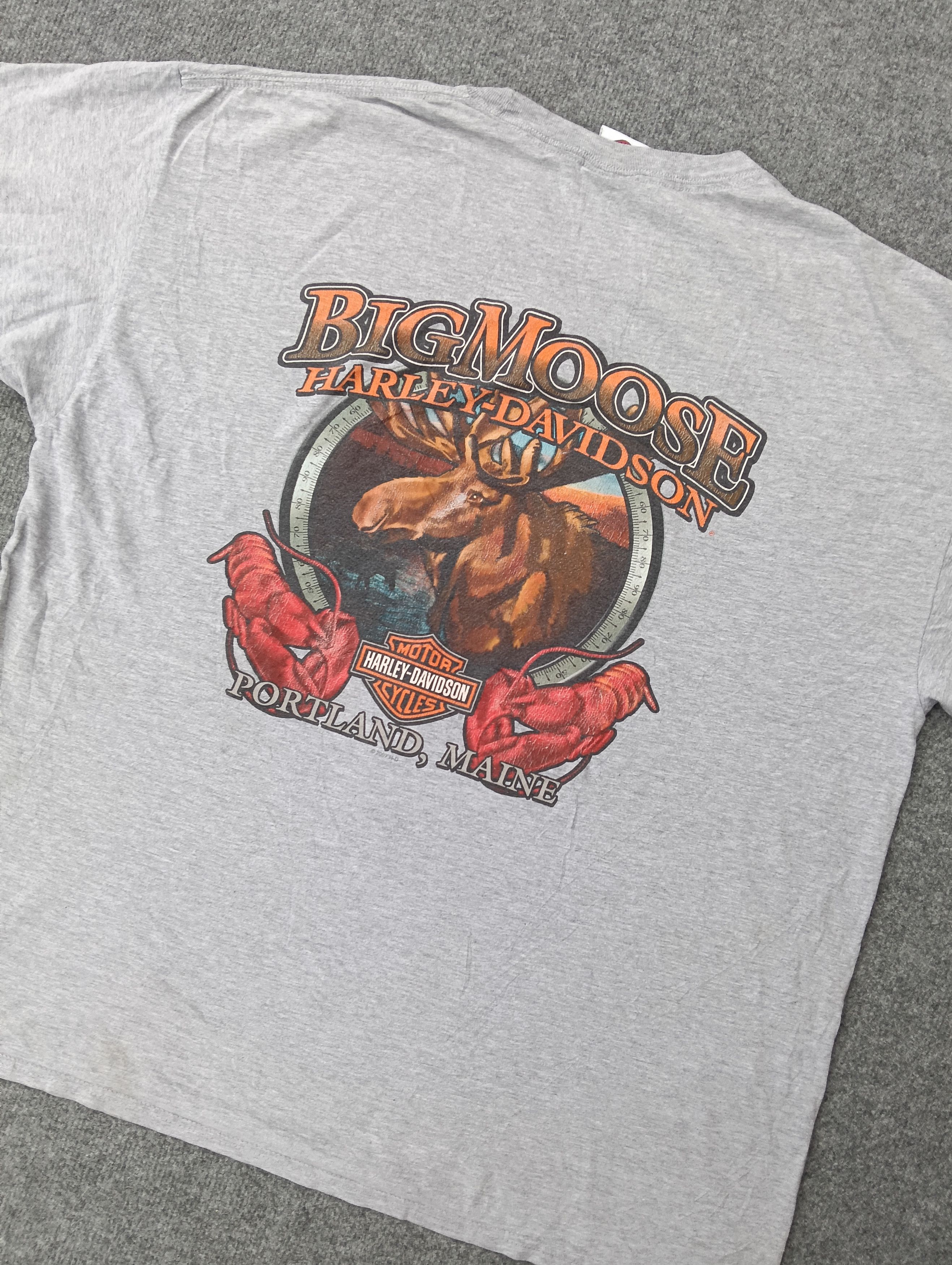 Harley Davidson × Vintage Big Moose Harley Davidson Portland. Size US XXL / EU 58 / 5 - 2 Thumbnail