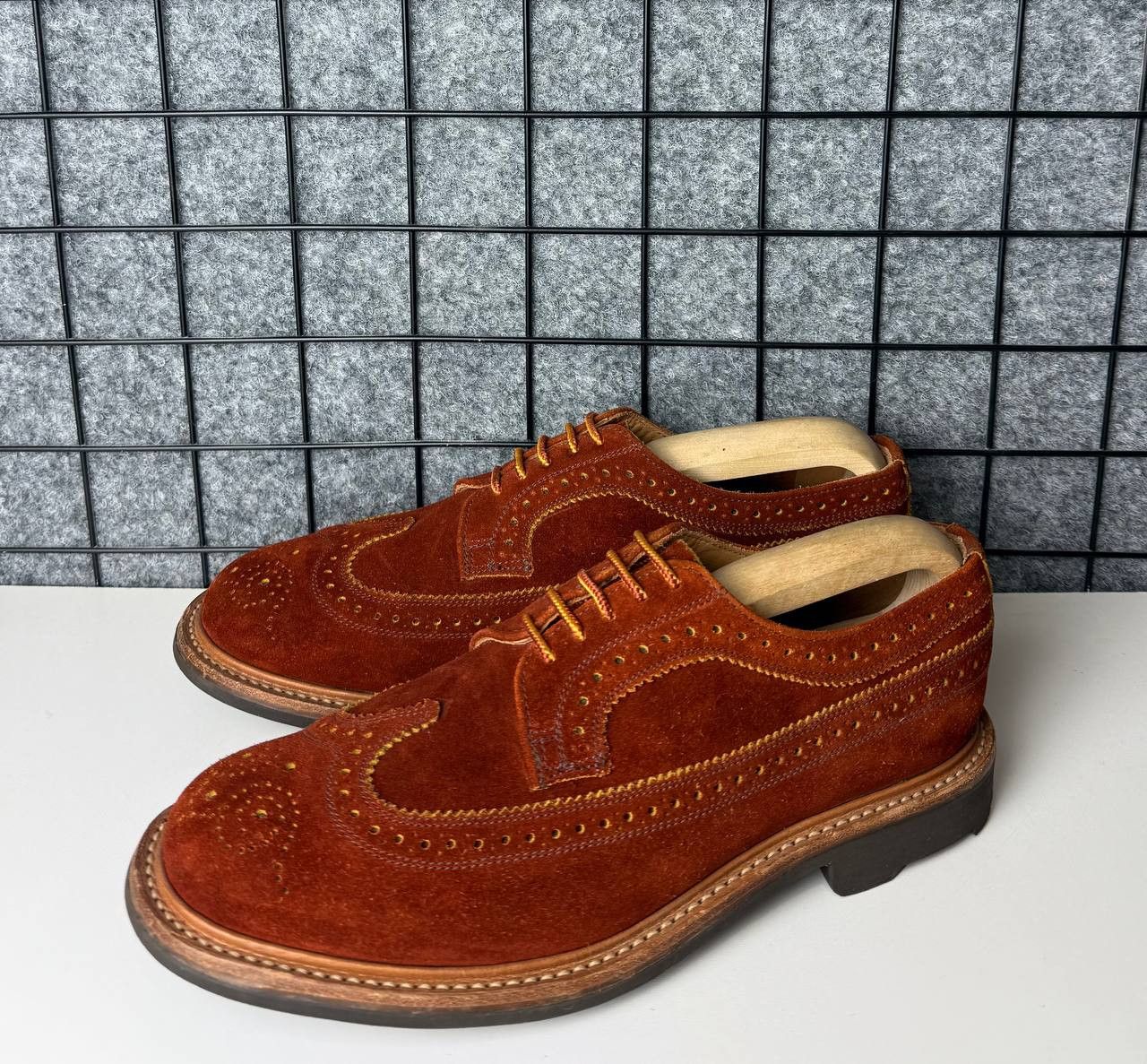 Mark McNairy Mark McNairy Men’s Suede Brogue Size US 8 / EU 41 - 1 Thumbnail