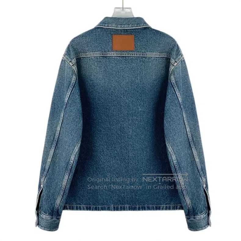 Dior Dior Blue logo leather label cotton lapel single-breasted Size US S / EU 44-46 / 1 - 2 Thumbnail