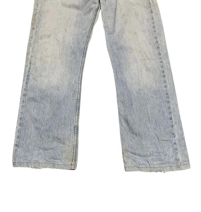 Levi's Vintage Levis 501 Straight Faded Blue Jeans Distressed Size US 34 / EU 50 - 6 Thumbnail